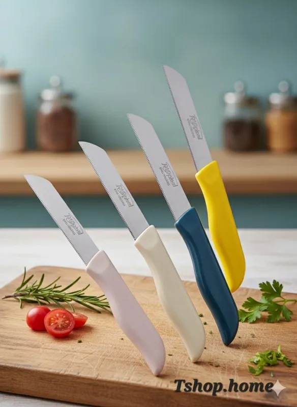 چاقو اشپزخانه تیغه دنده ای