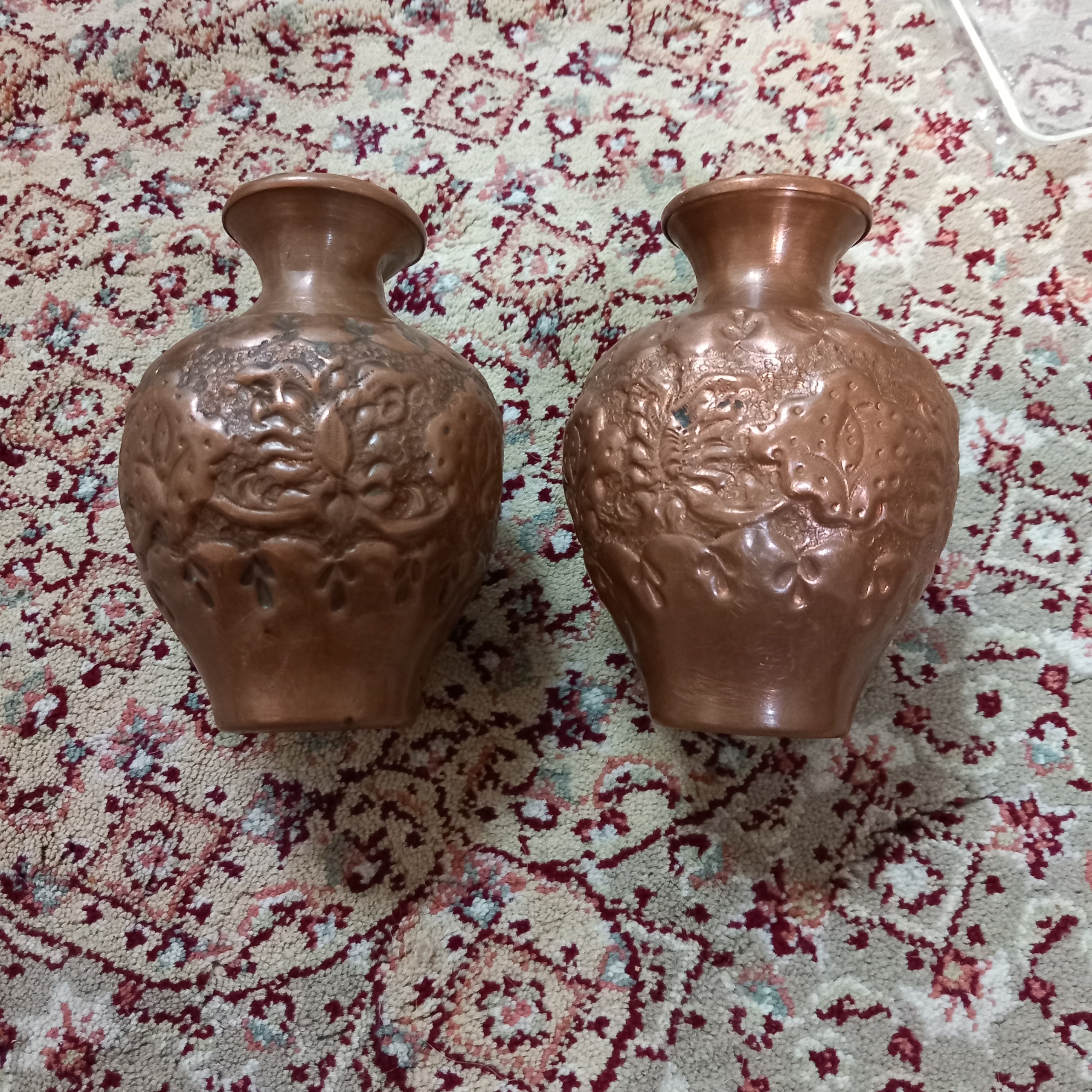 گلدان مسی قدیمی