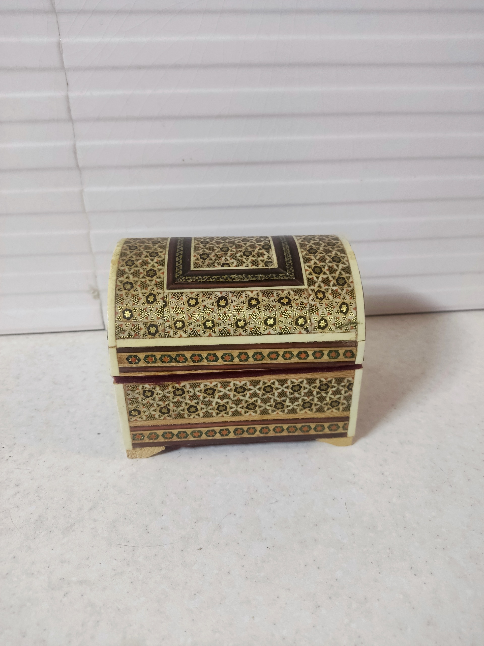 جعبه جواهرات خاتم کاری