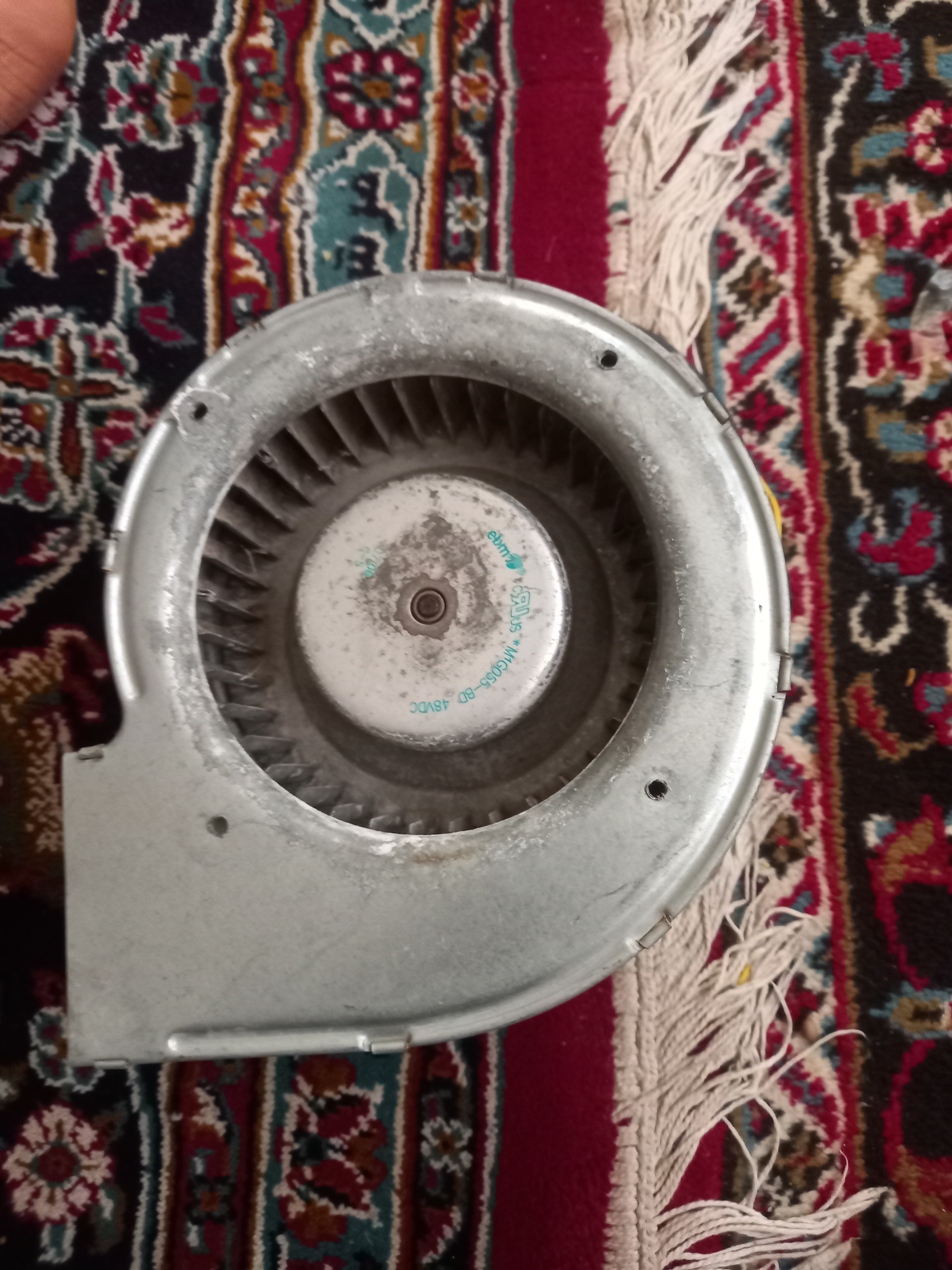 فن حلزونی سانتریفیوژ48ولت