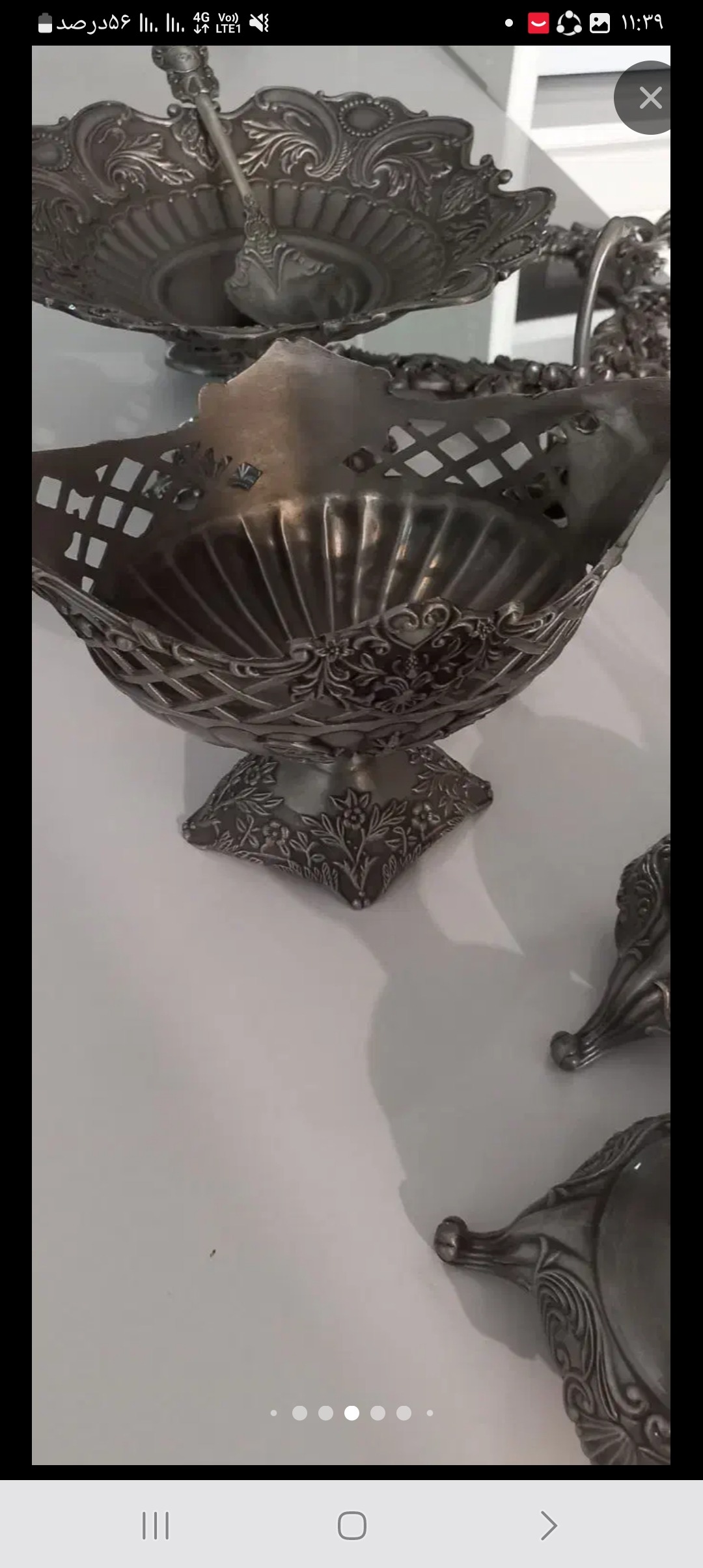 ظرف پیوتر و دکوری