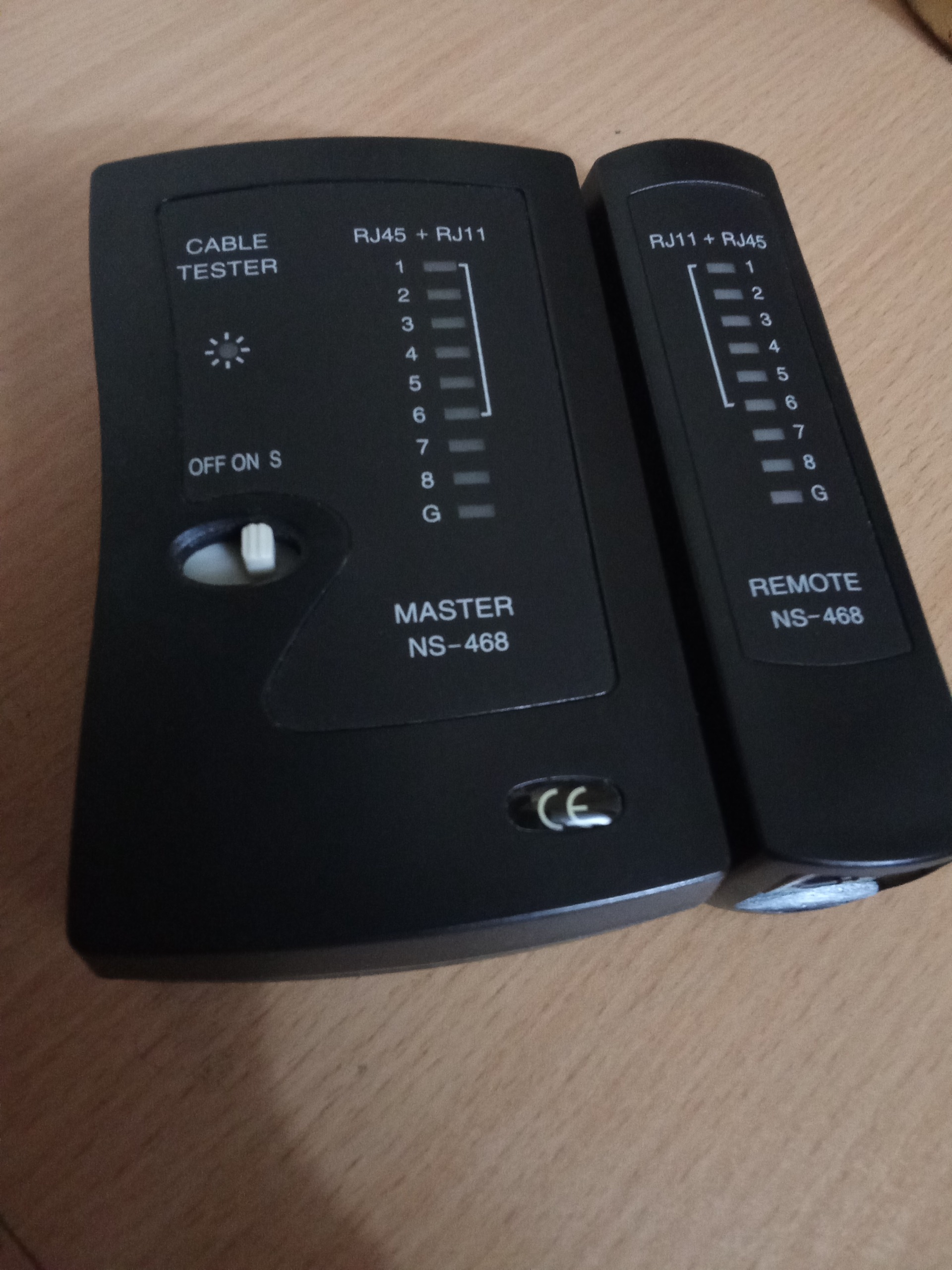 تستر کابل شبکه و تلفن rg 45 و rg 11 برند مستر