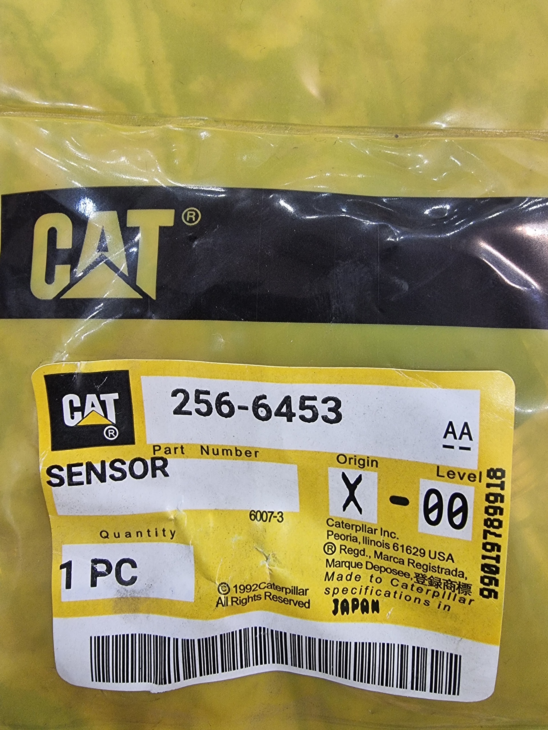 سنسور دمای آب موتور کاترپیلر