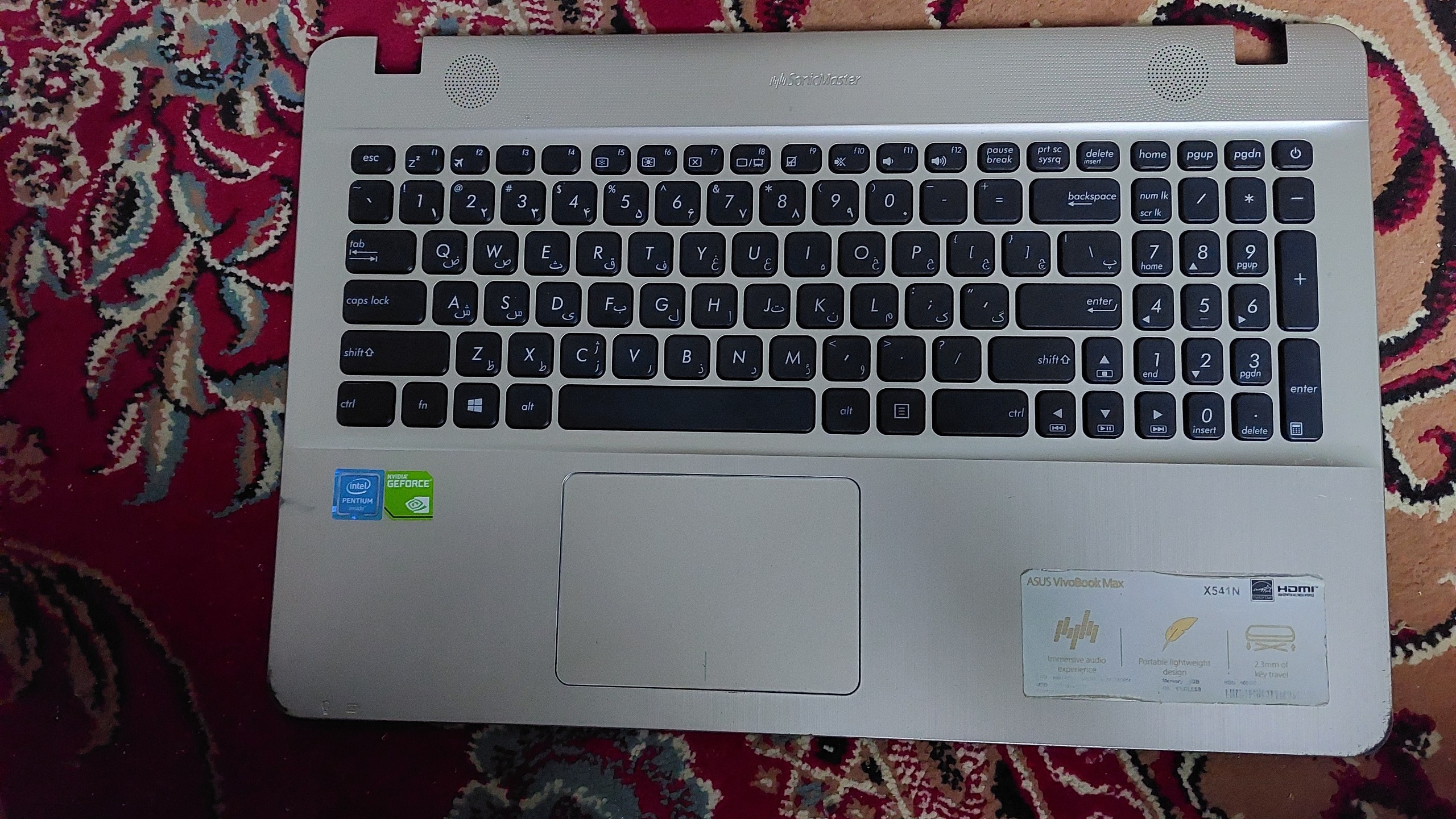 کیبورد لپ تاپ x541