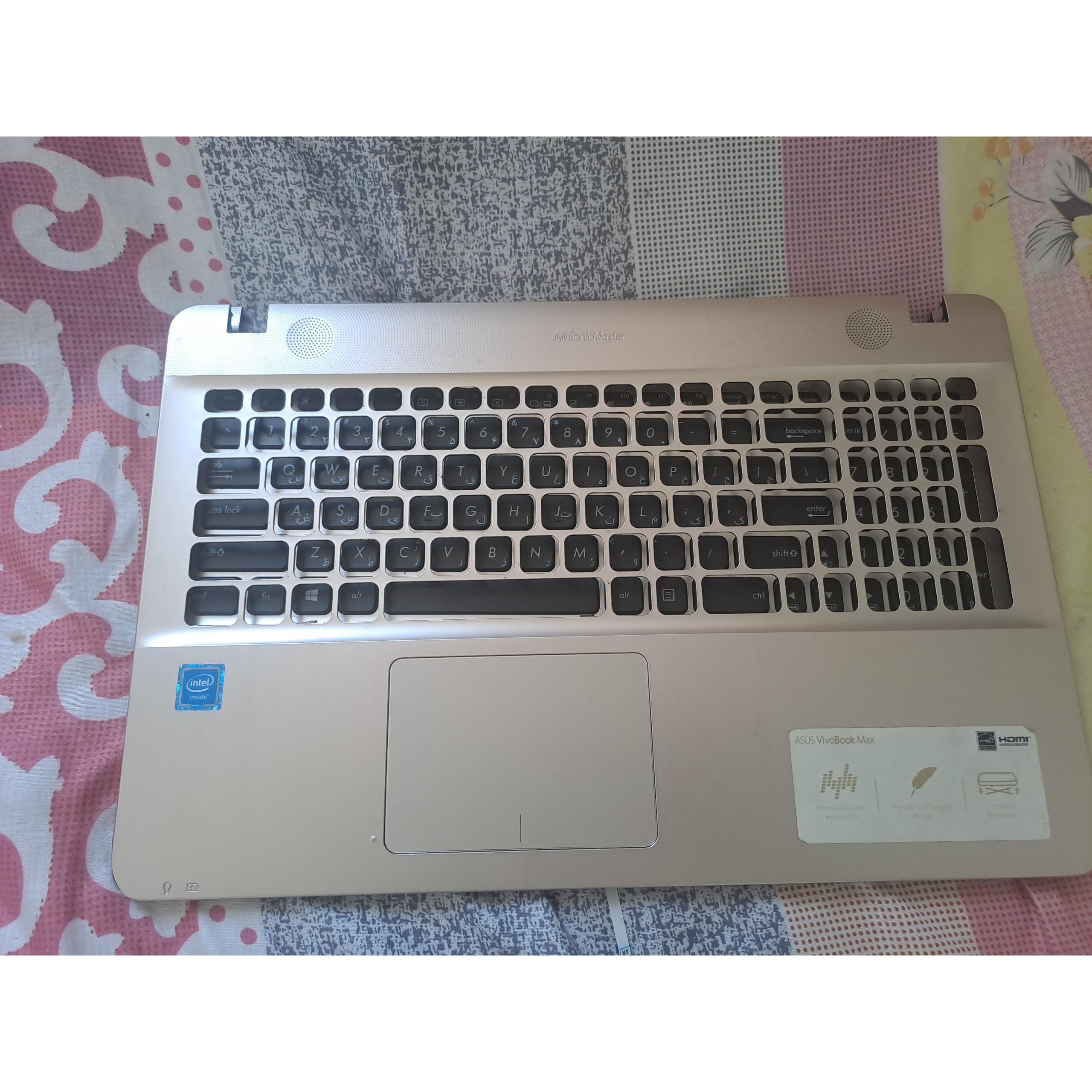 قاب کیبورد تاچ پد لپ تاپ ایسوس x541n