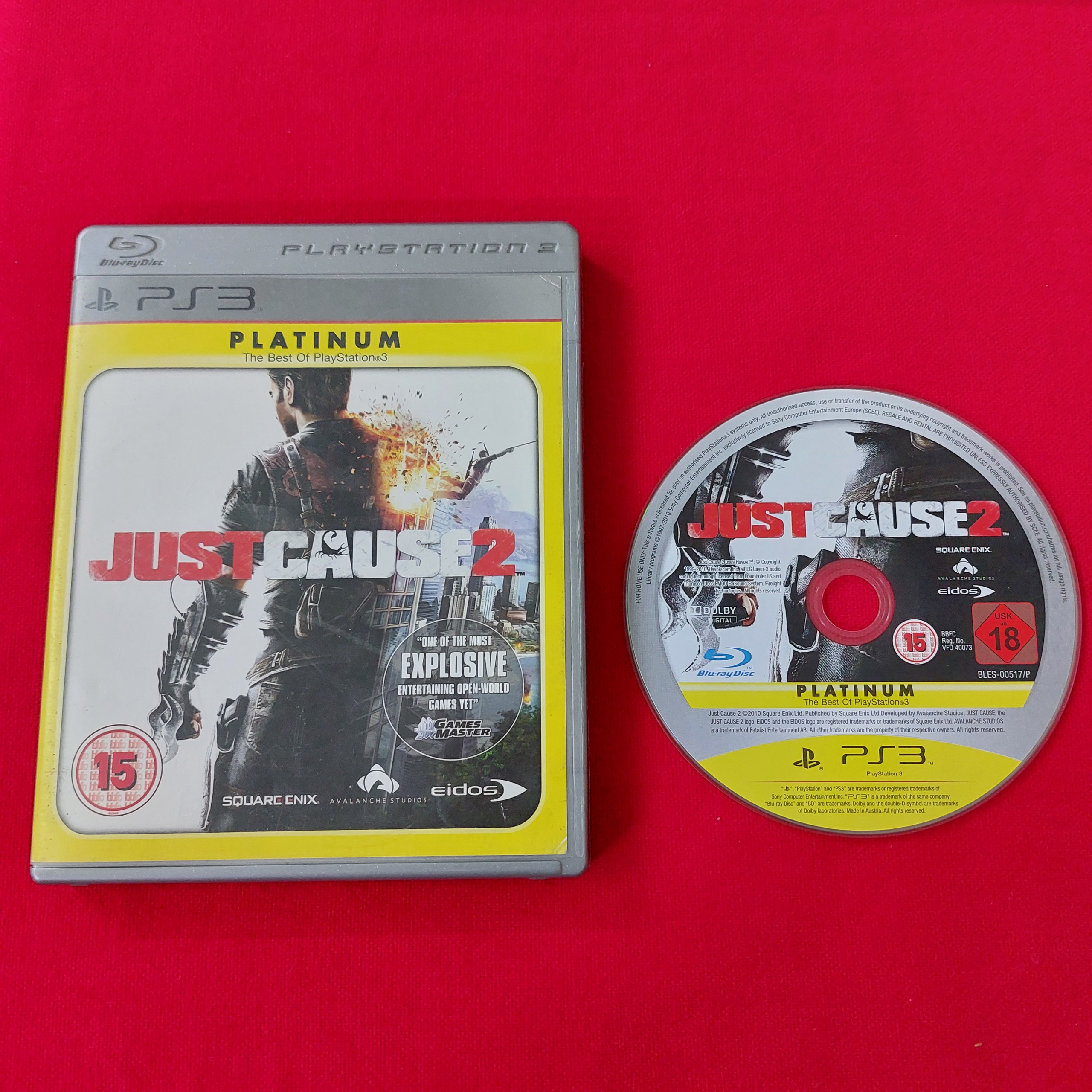JUST CAUSE 2 اورجینال PS3 (نسخه کمیاب platinum)