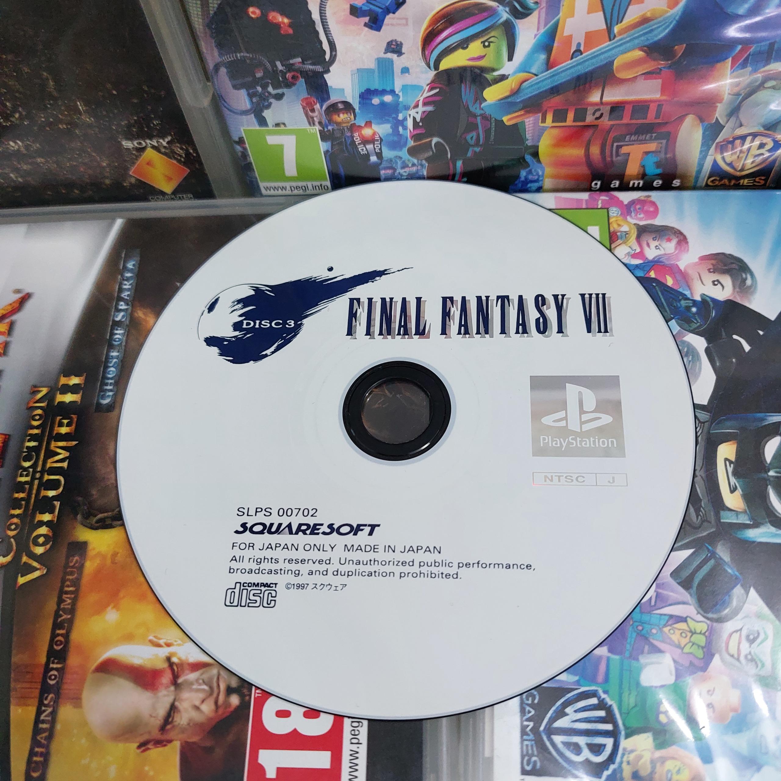 FINAL FANTASY VII ( دیسک سوم ) ریجن J