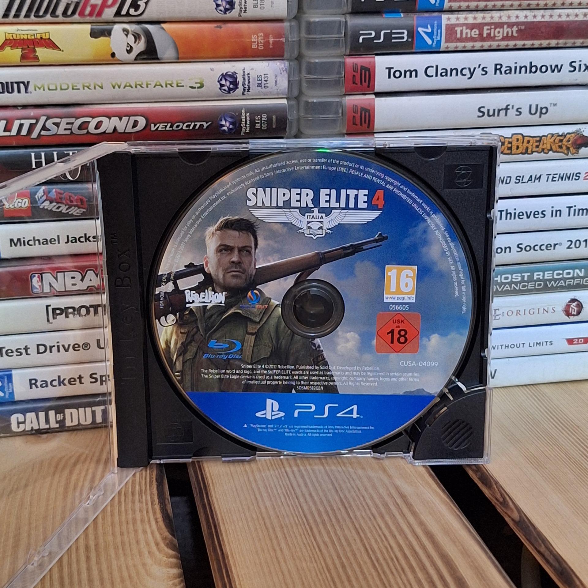 Sniper elite 4 اورجینال ps4 درحد نو خش جزیی