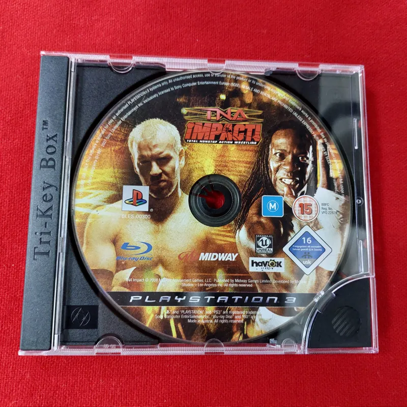 TNA IMPACTI PS3 ارشیوی نسخه کمیاب و ارزشمند