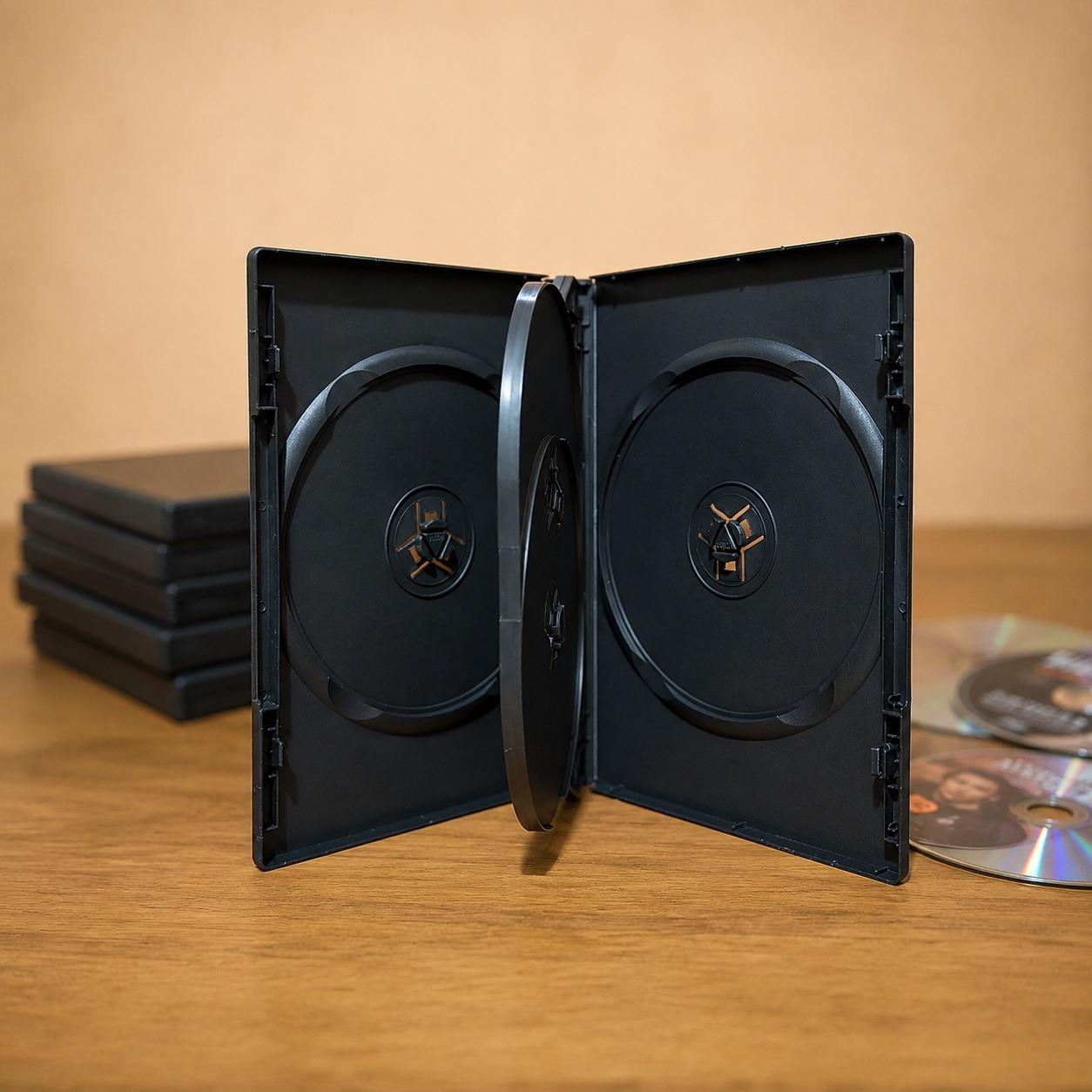 قاب 4 تایی DVD مشکی