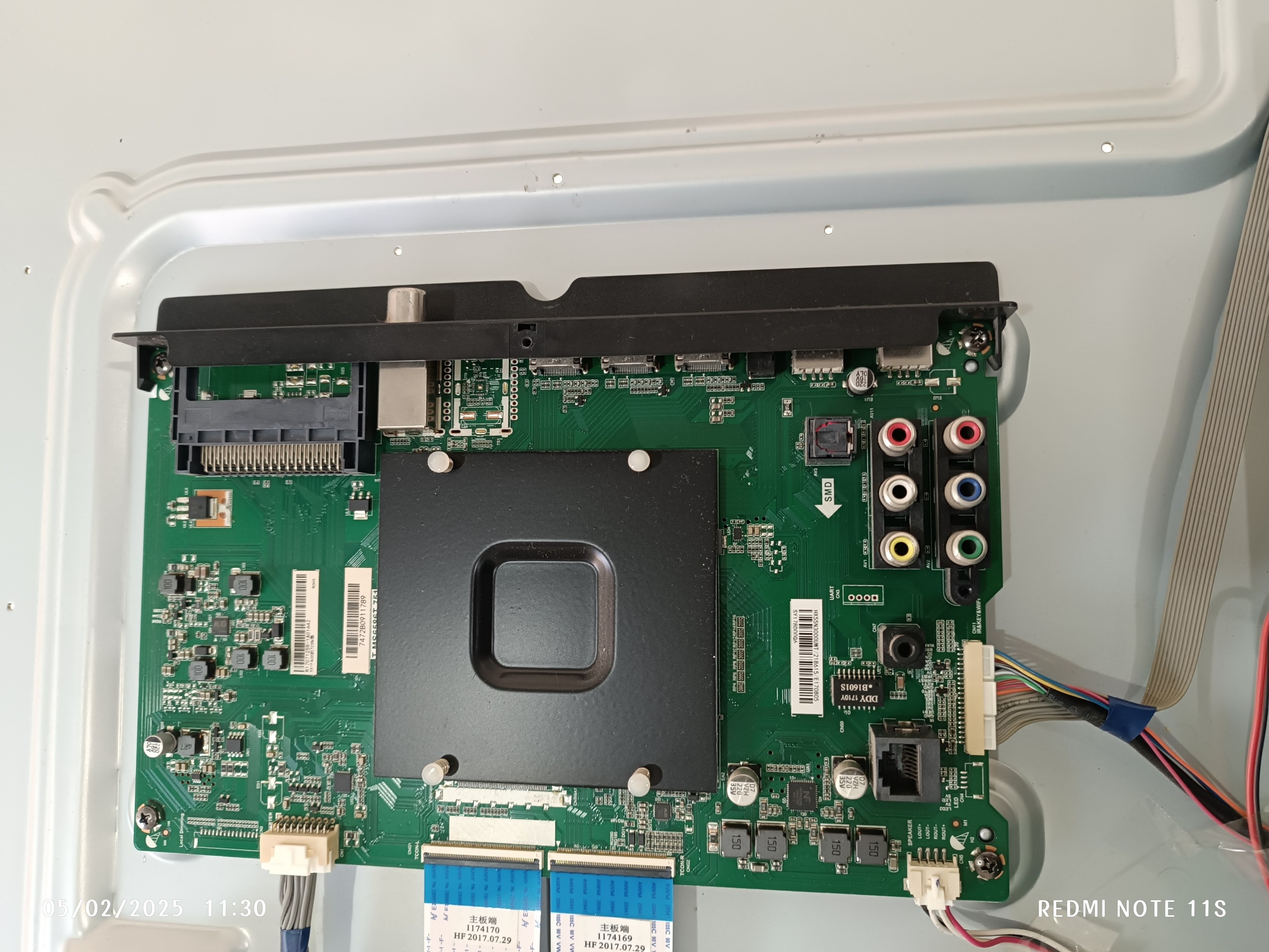 مین برد تلویزیون هایسنس مدل 55n3000