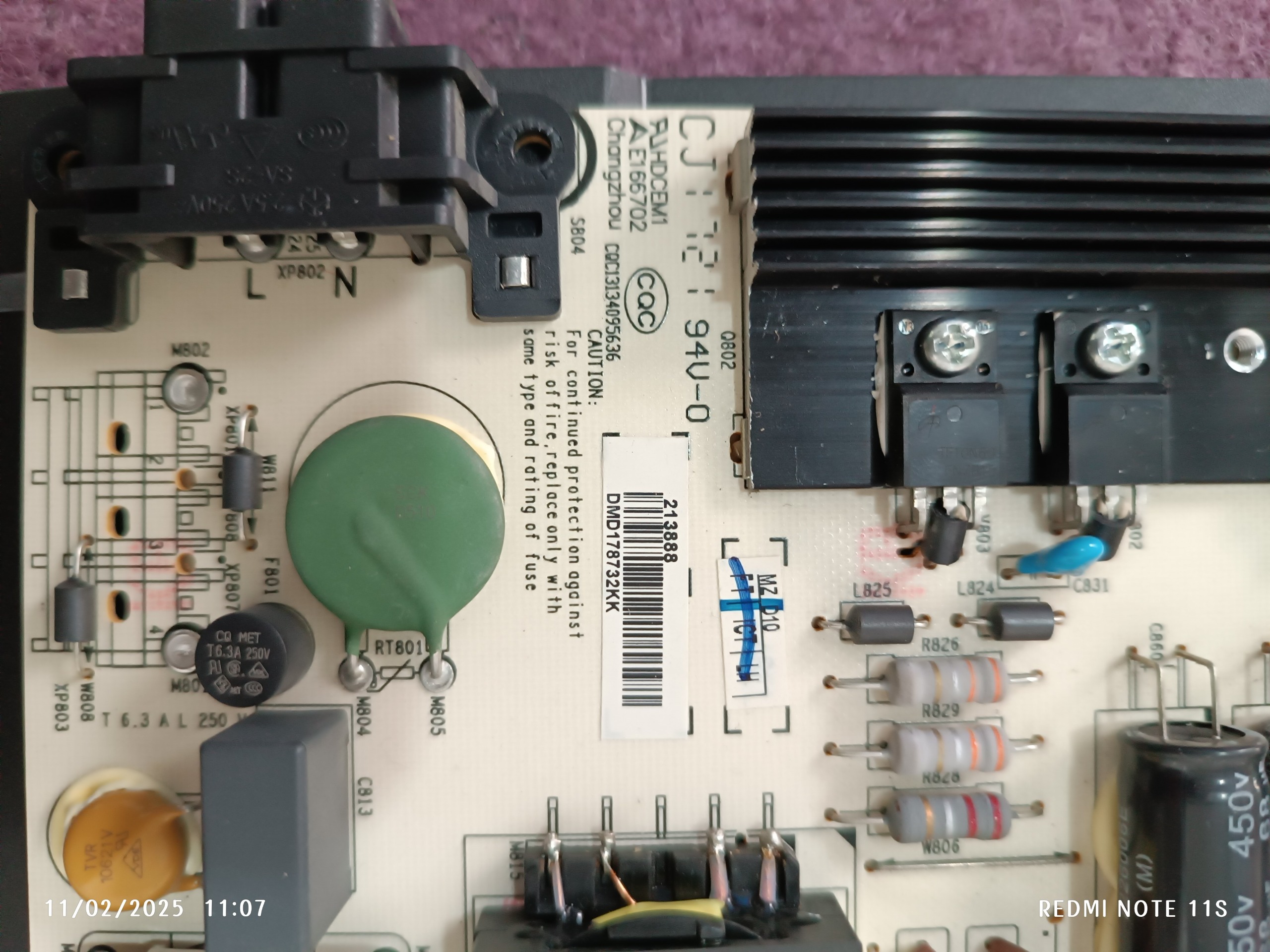 پاور تلویزیون هایسنس مدل 55n3000