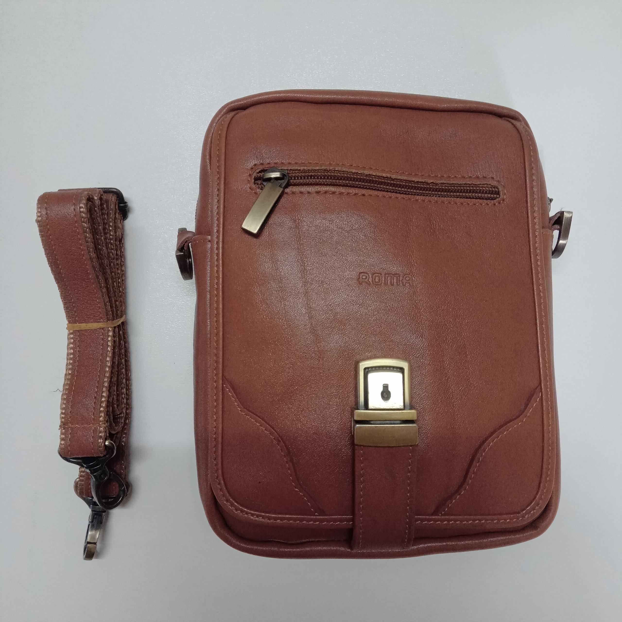 کیف رو دوشی مردانه چرم طبیعی