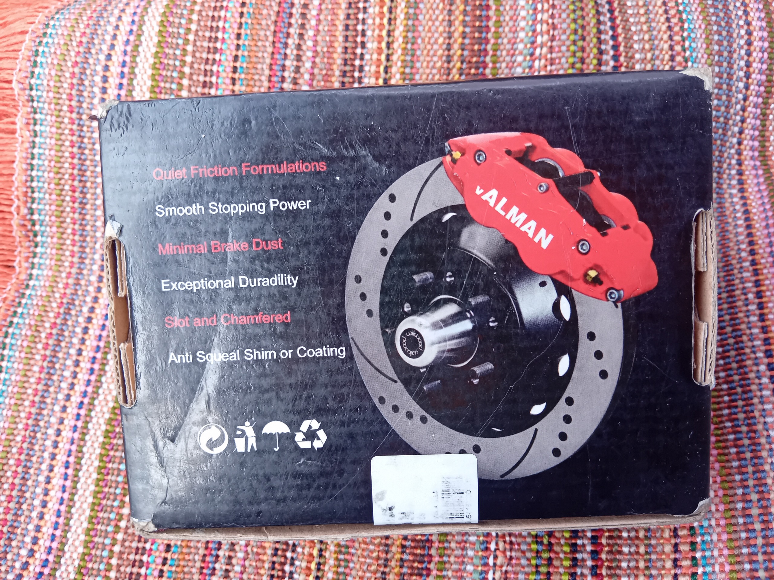 لنت ترمز جلو 206 (vALMAN)