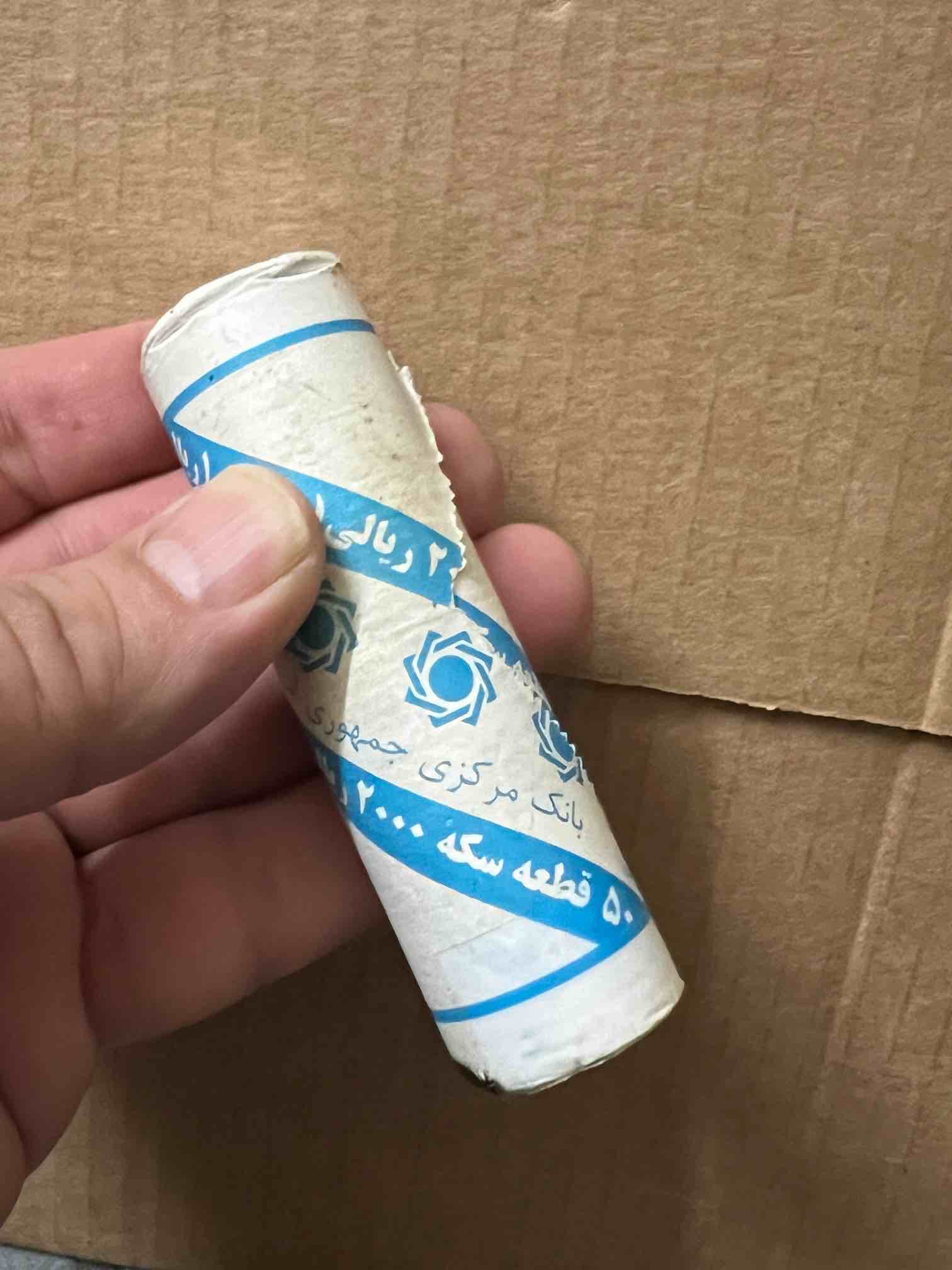 رول پنجاه عددی سکه 2000 ریالی