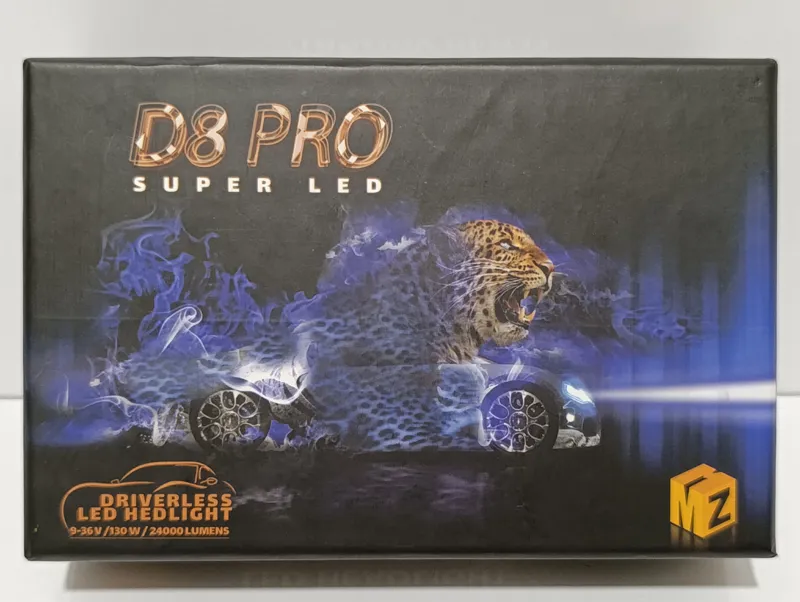 چراغ خودرو برندmzmمدلd8pro