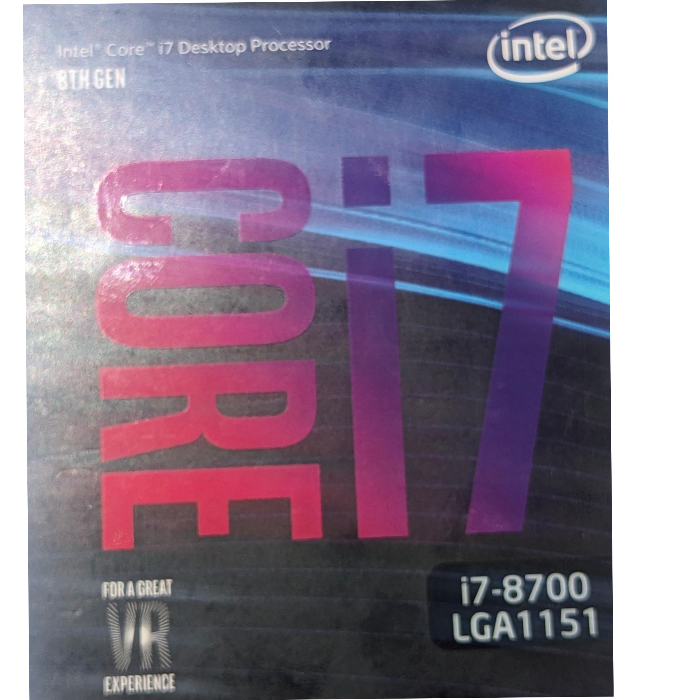 Intel core i7 8700