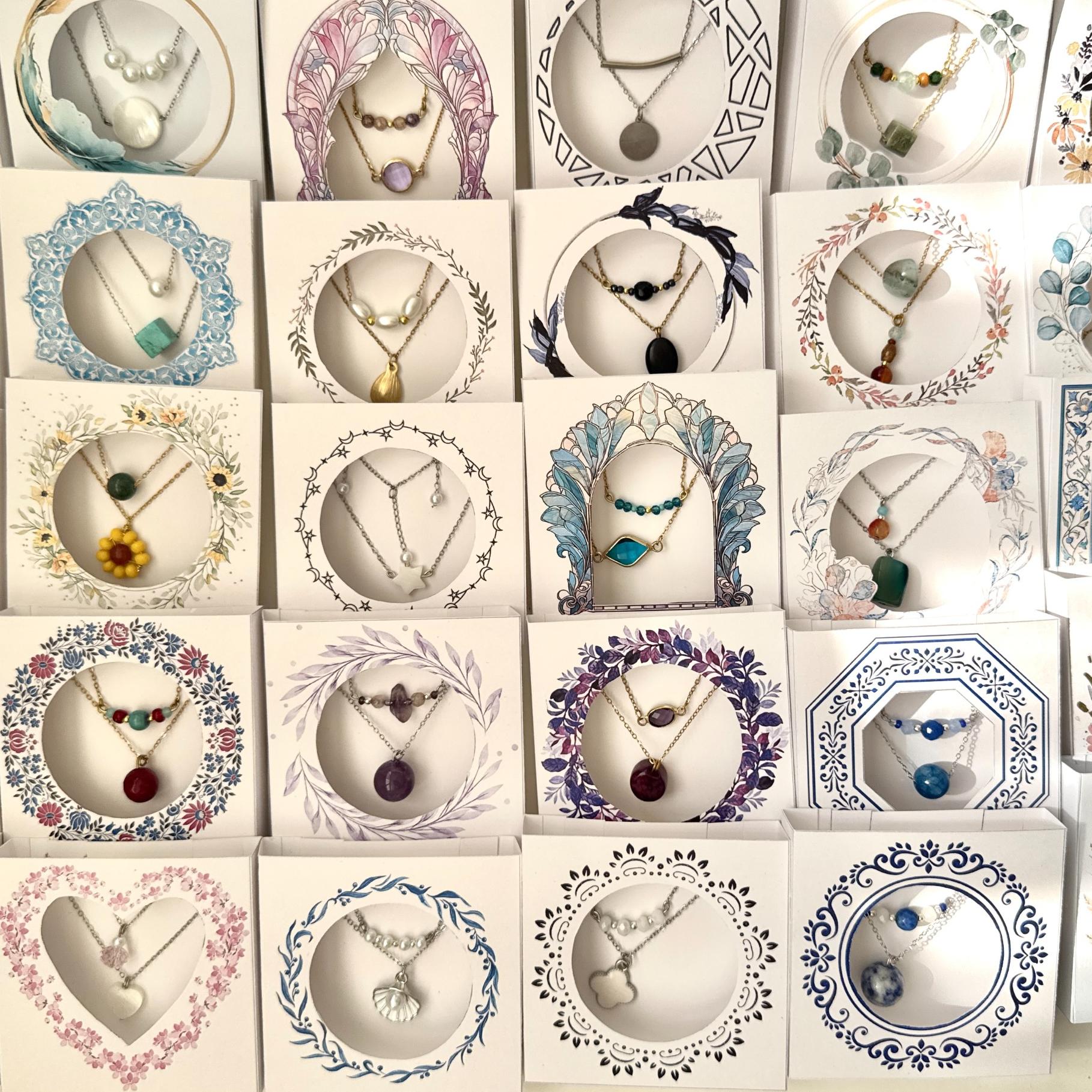 گردنبند دو ردیفه