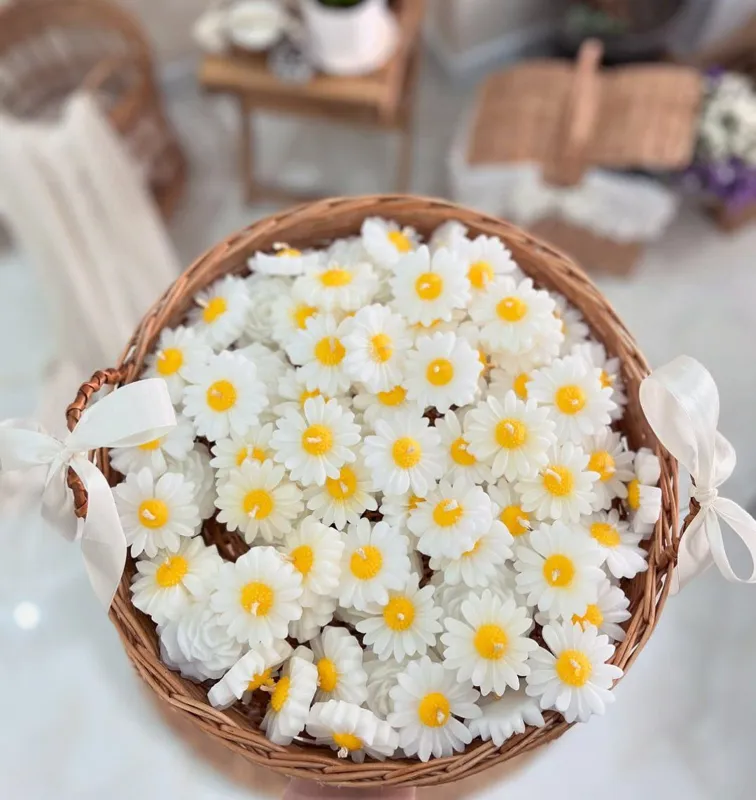 شمع بابونه شمع عمده شمع نذری شمع گل