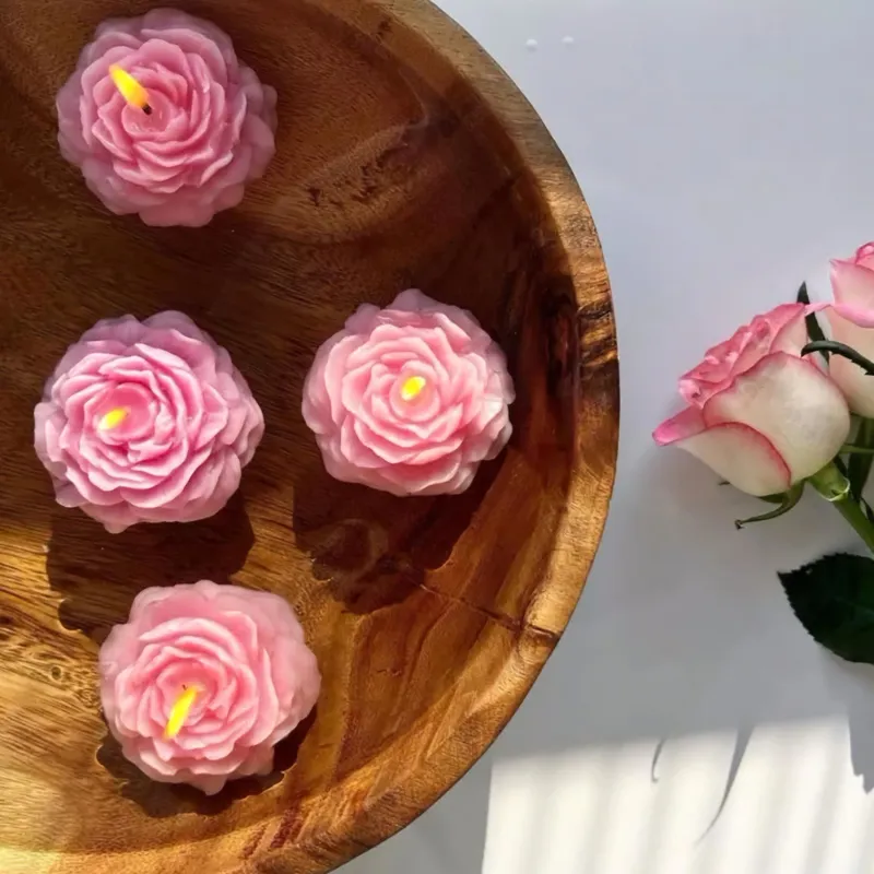 شمع آلاله شمع گل شمع فانتزی 2 عددی