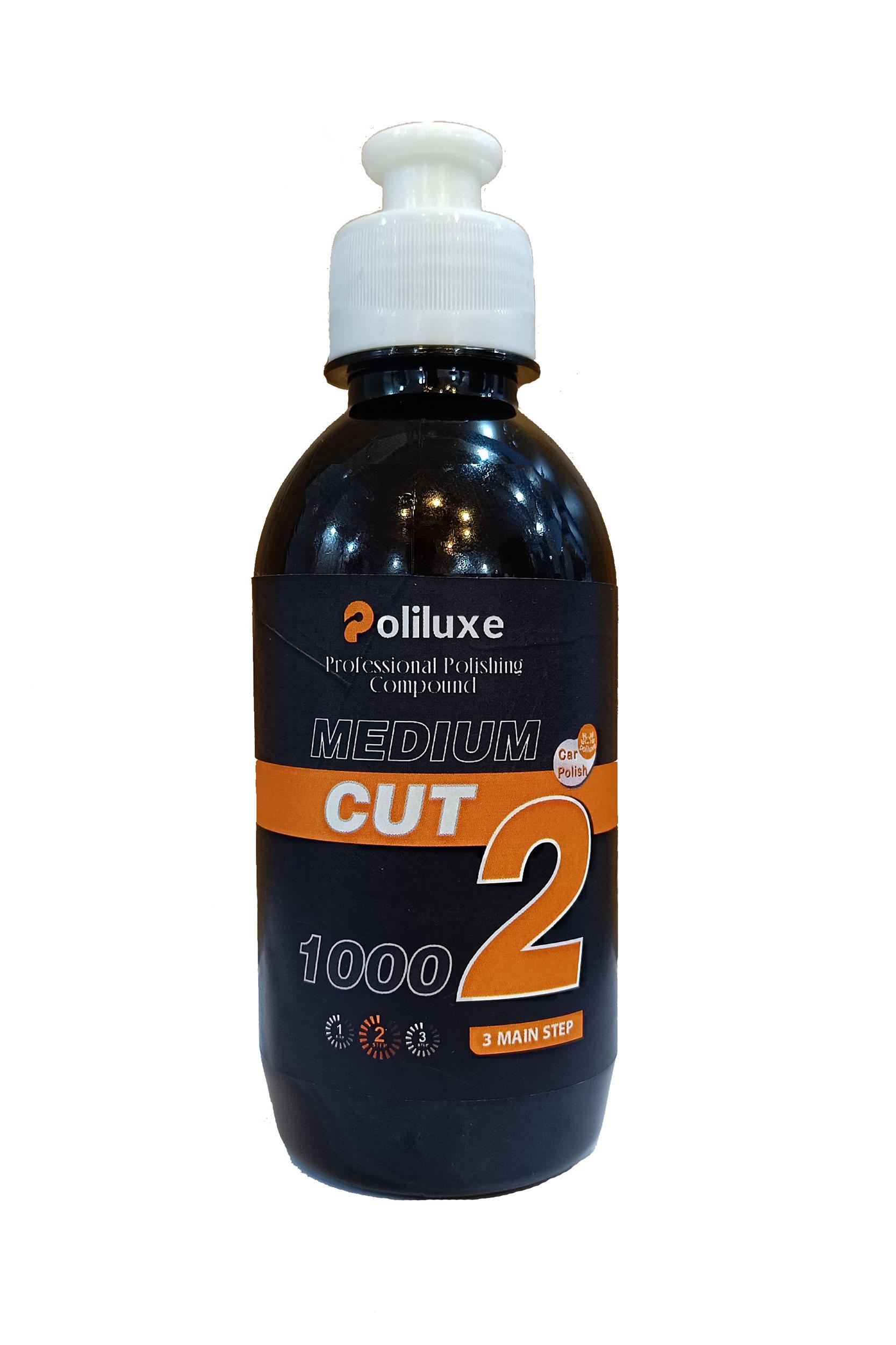 پولیش متوسط بدنه خودرو Poliluxe مرحله 2 - 250 گرمی
