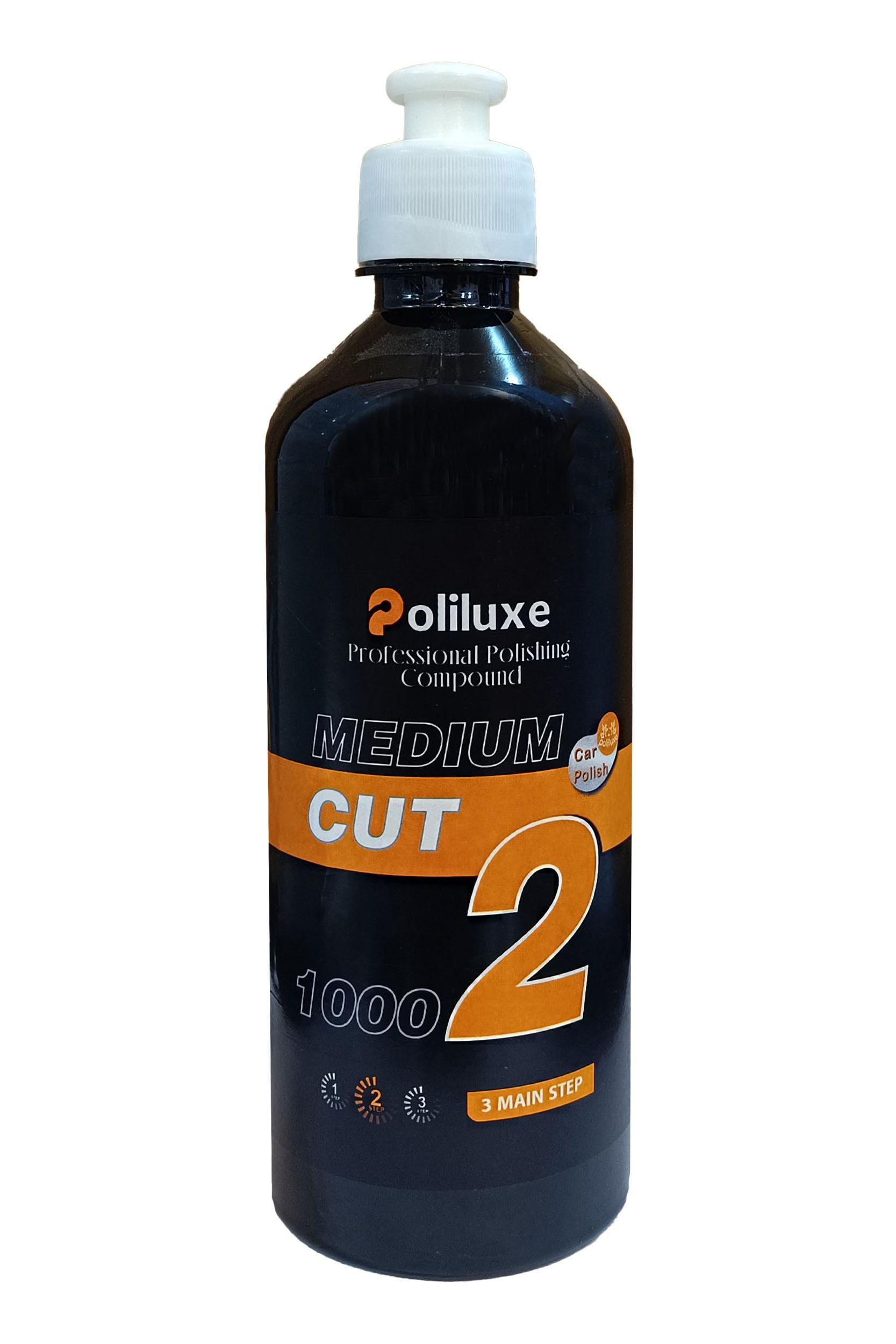 پولیش متوسط بدنه خودرو Poliluxe مرحله 2 - 500 گرمی