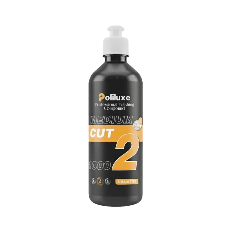 پولیش متوسط بدنه خودرو Poliluxe مرحله 2 - 500 گرمی