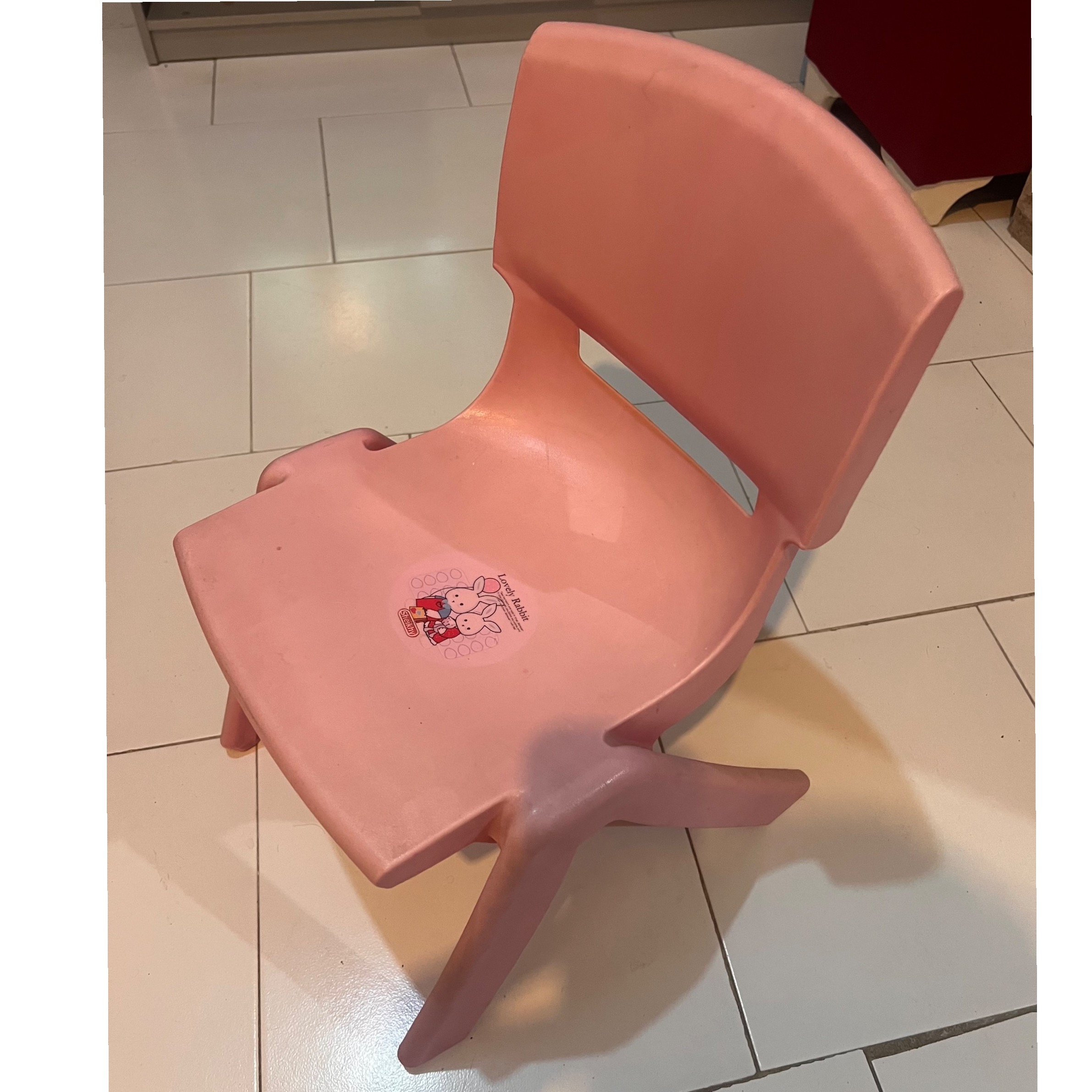 صندلی کودک صورتی