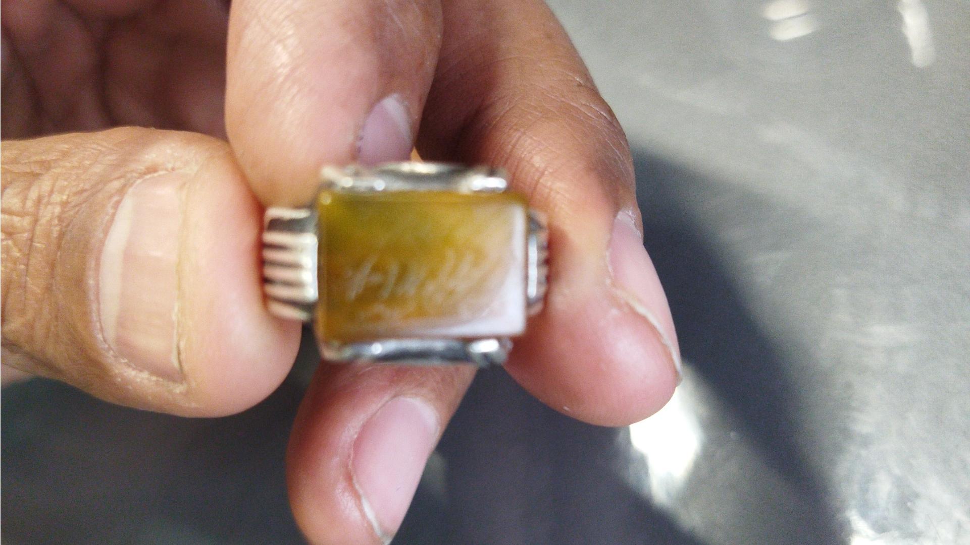 انگشتر دعا نویسی شده