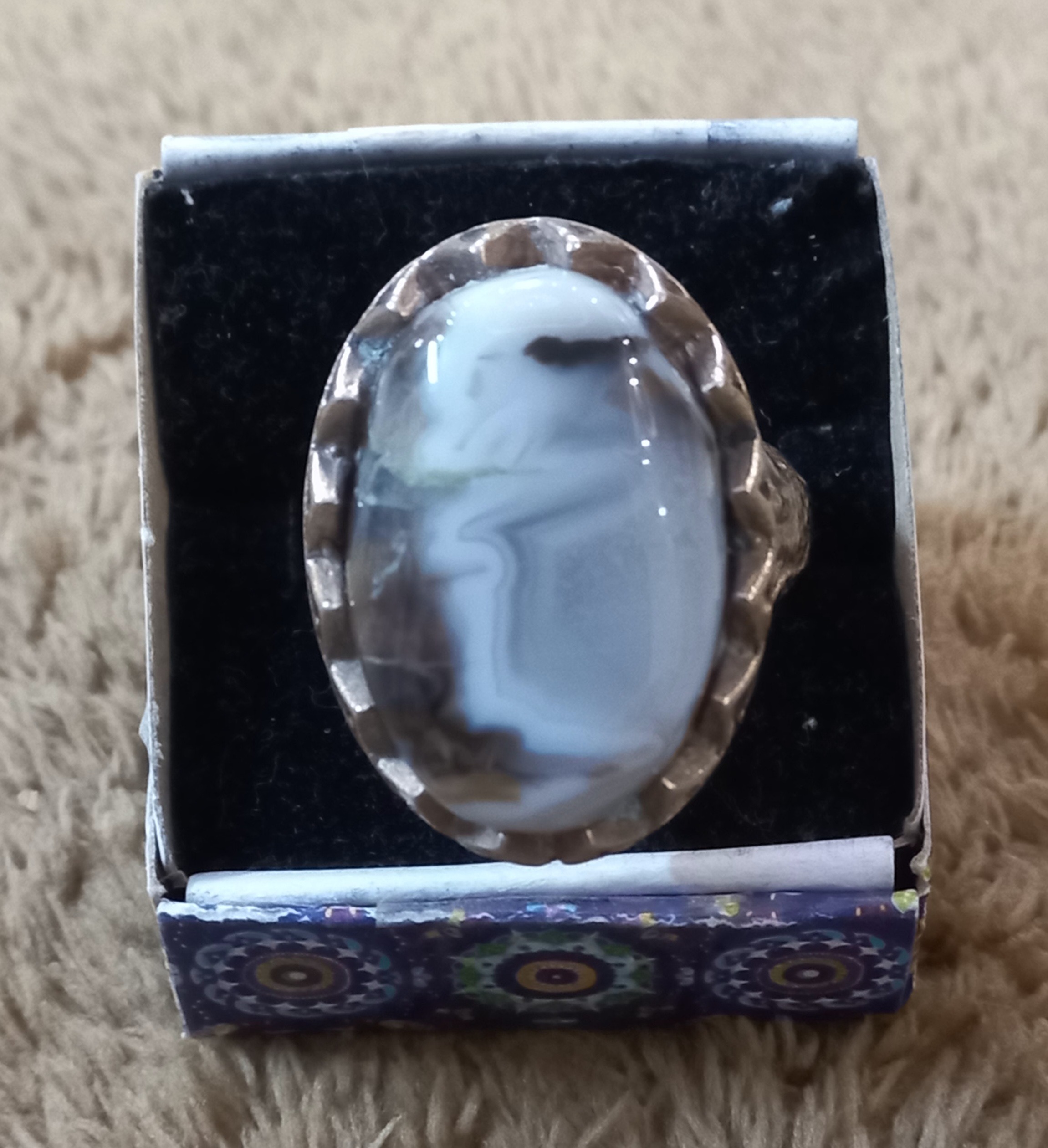 انگشتر عقیق سلیمانی