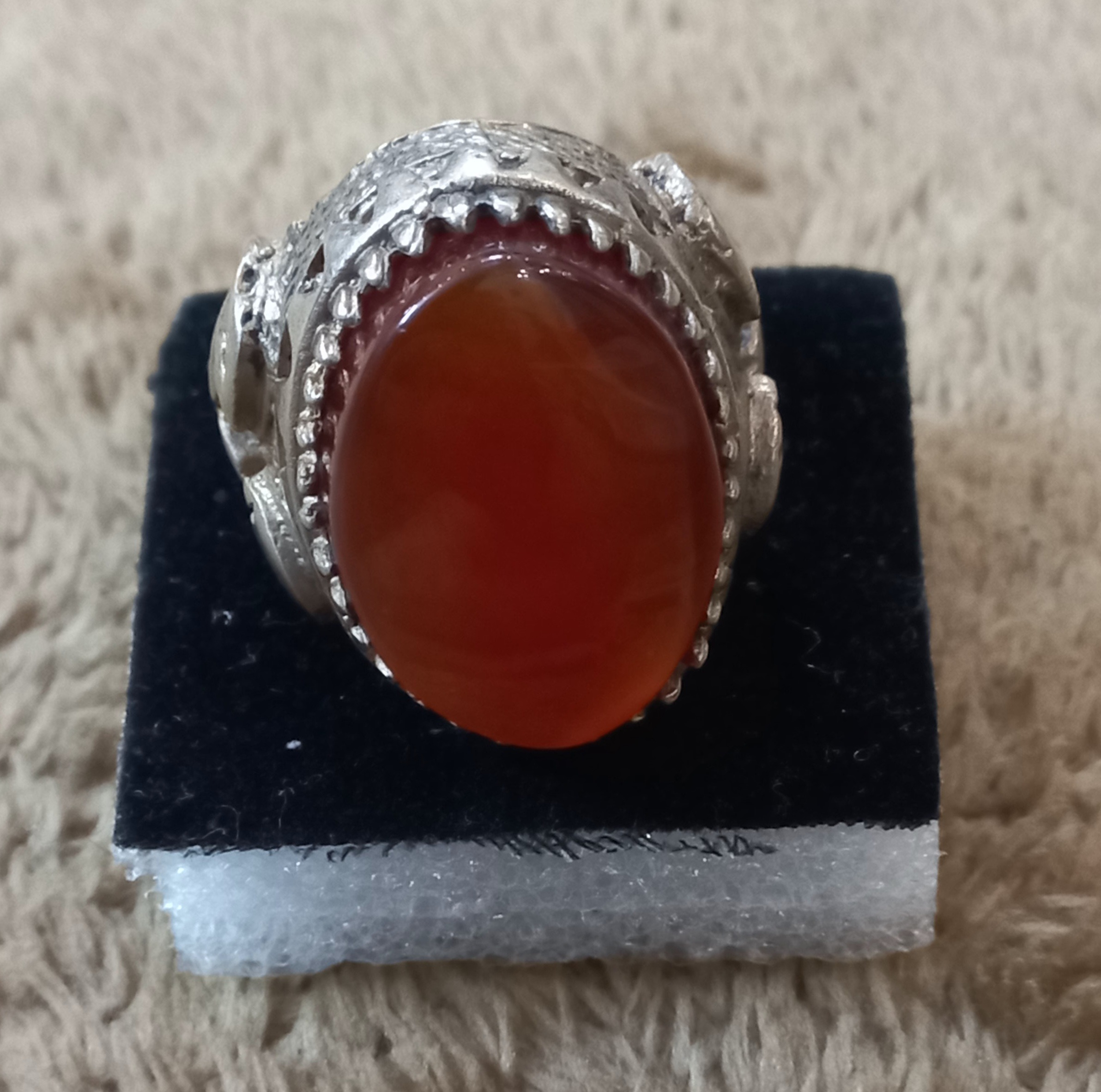 انگشتر عقیق یمنی ناب جبلالحیدراصل