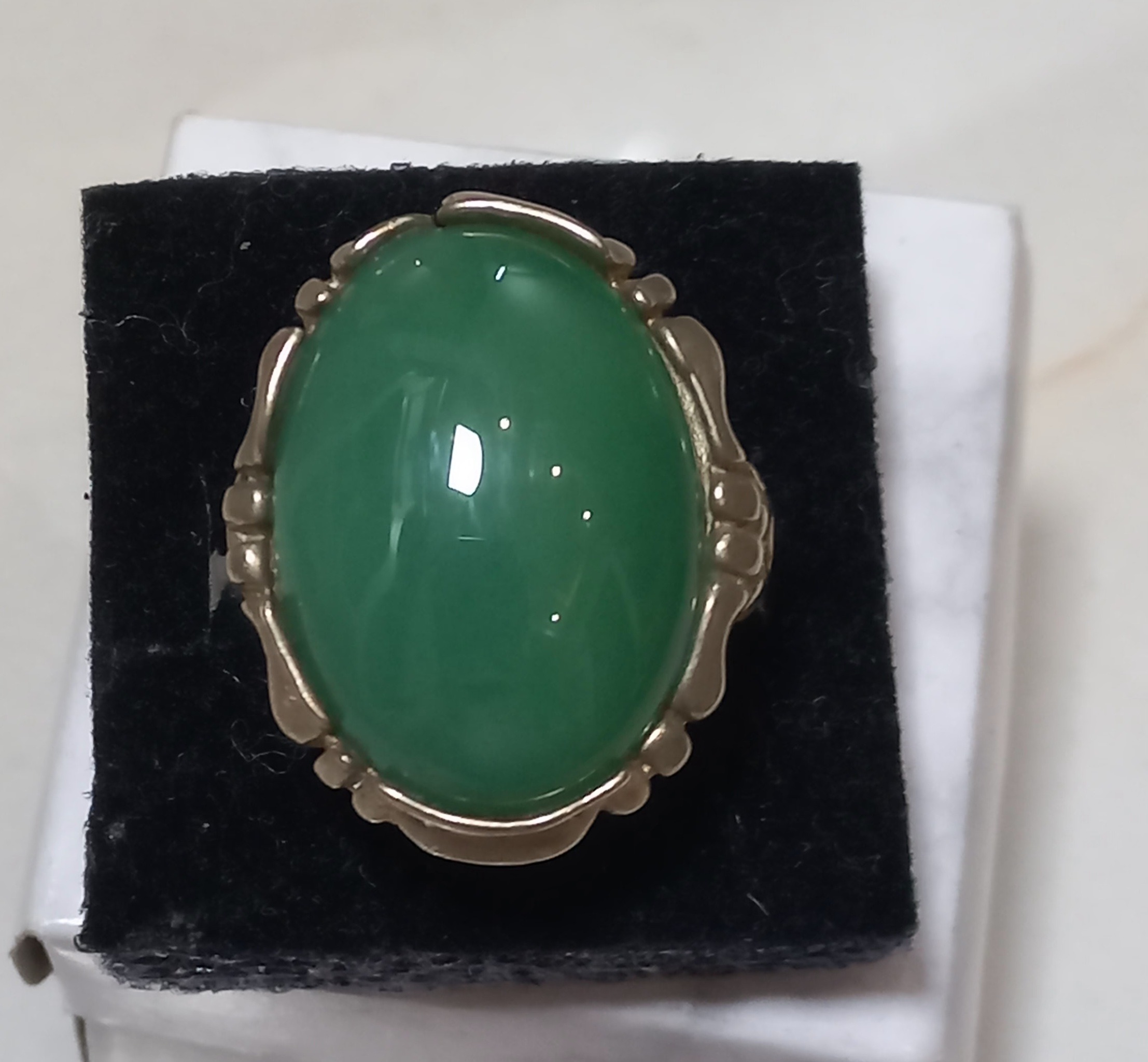 انگشتر عقیق سبز