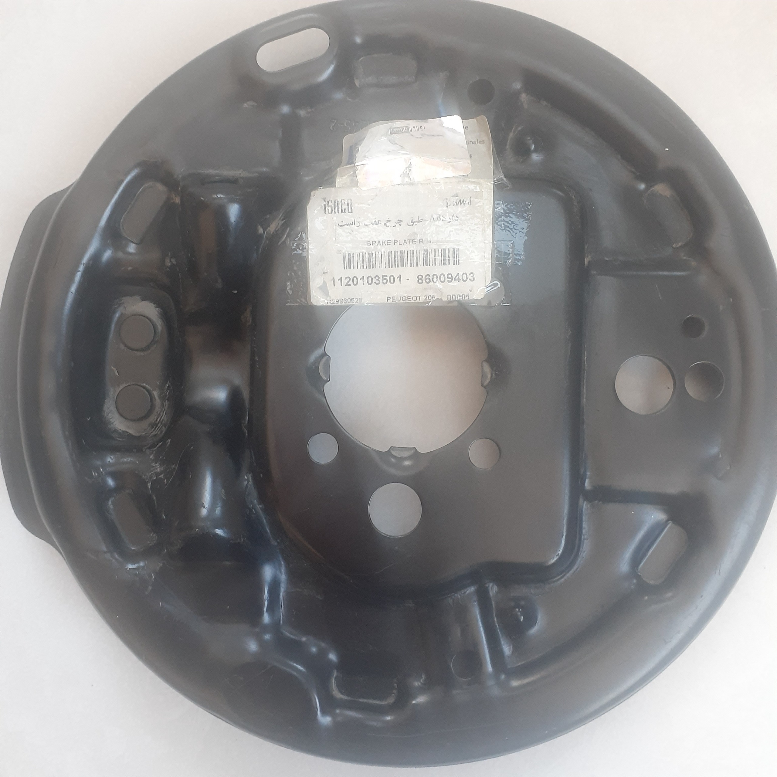 طبق چرخ عقب راست 206 ABS اورجینال بالیبل ایساکو