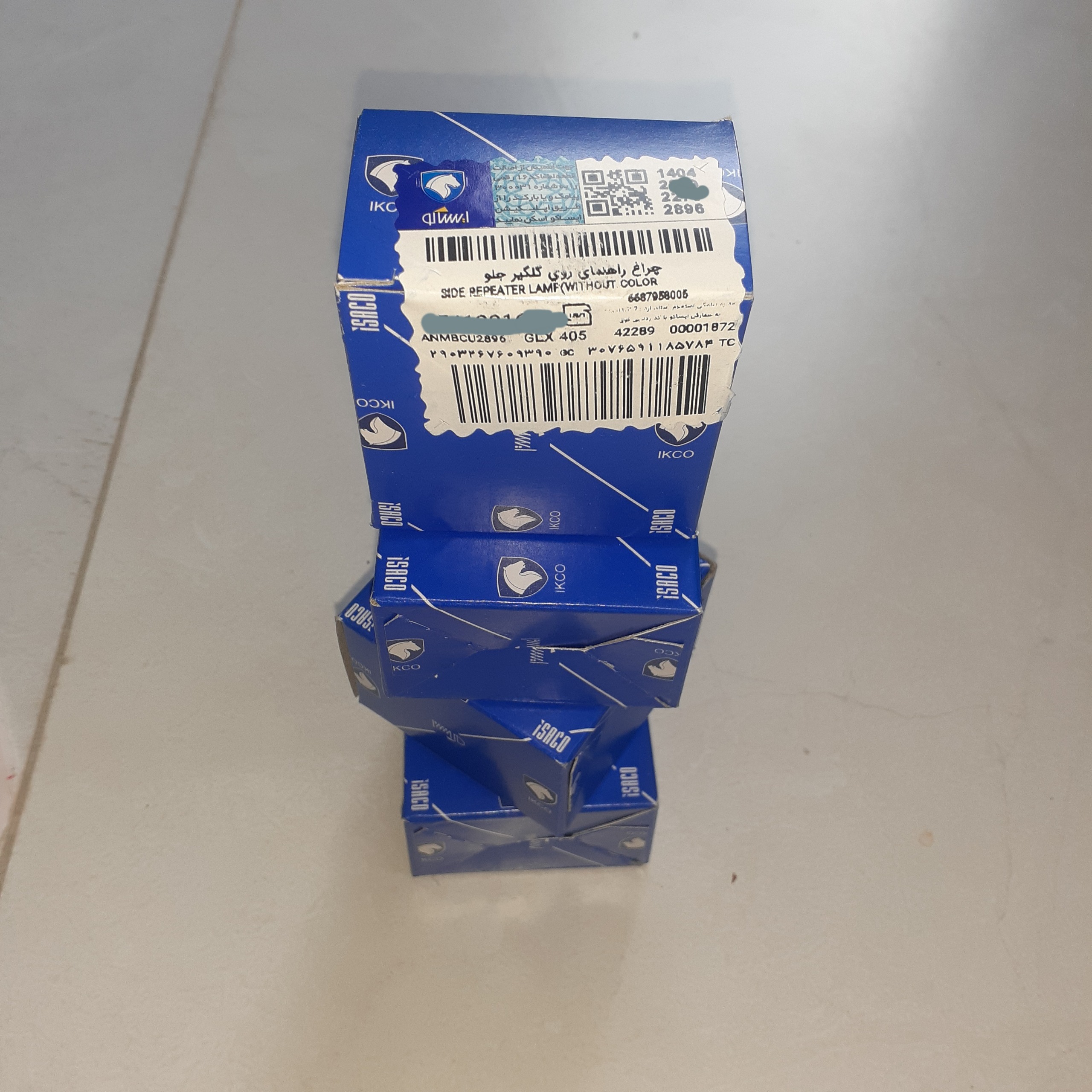 هرعدد راهنمای روی گلگیر SLX دودی ایساکو
