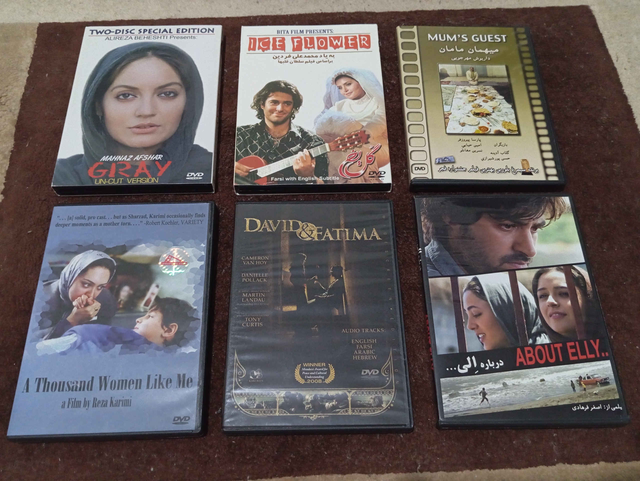 6عدد فیلم اورجینال ایرانی چاپ خارج از کشور