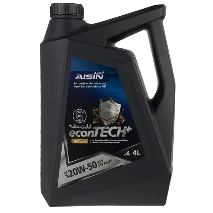روغن موتور آیسین 20w-50 چهار لیتری