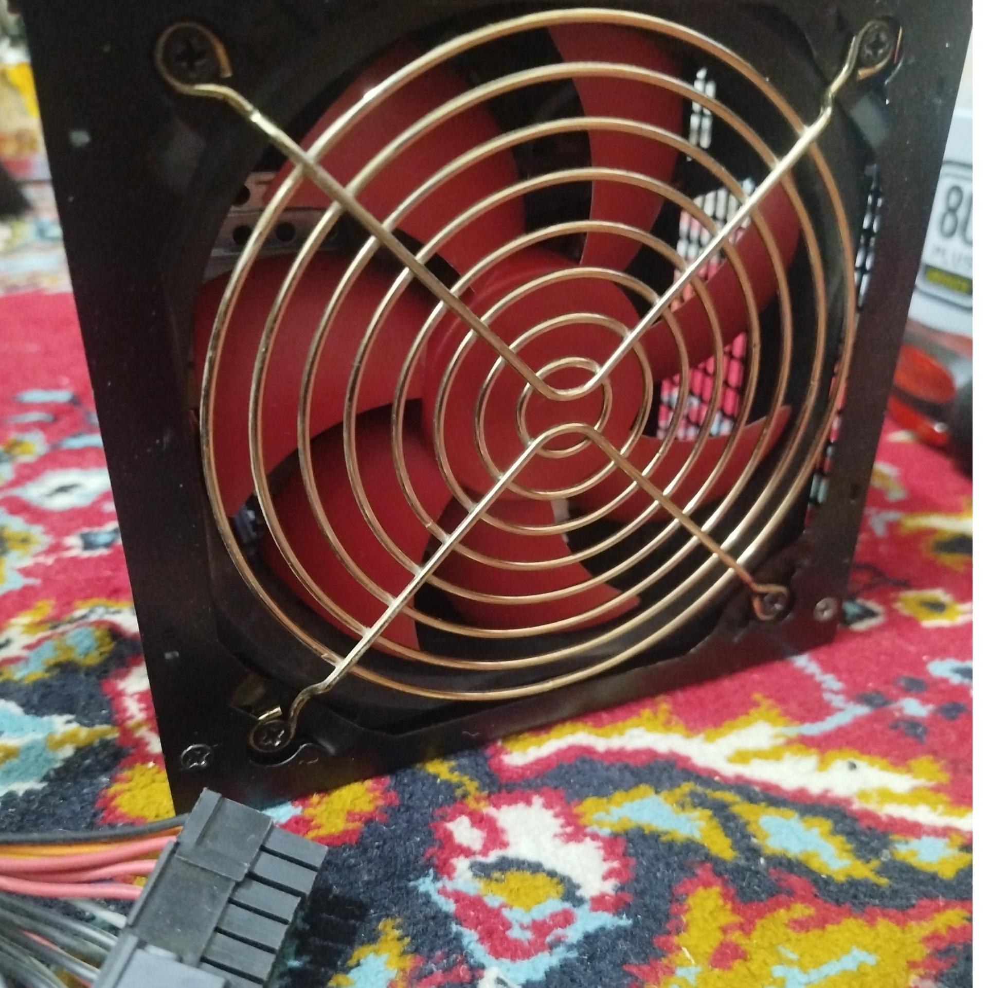 پاور کامپیوتر فن قرمز 24pin / 750W