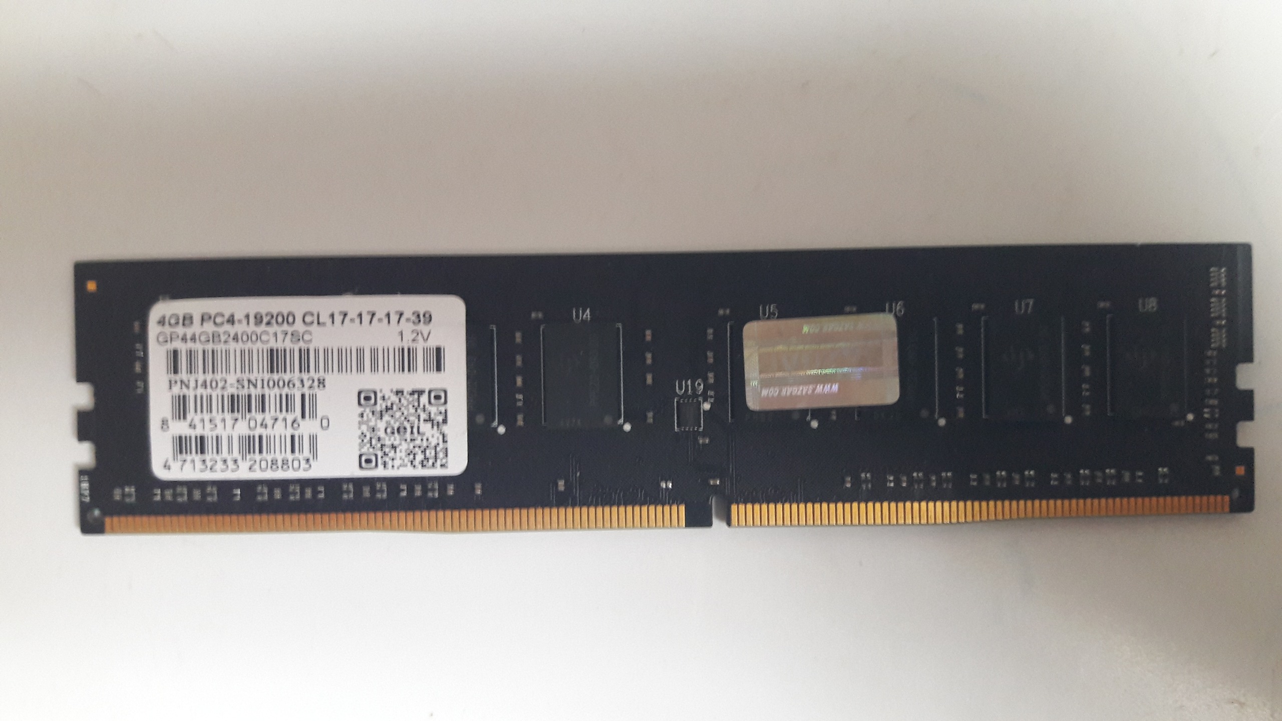 رم 4 گیگ DDR4 ، باس 2400