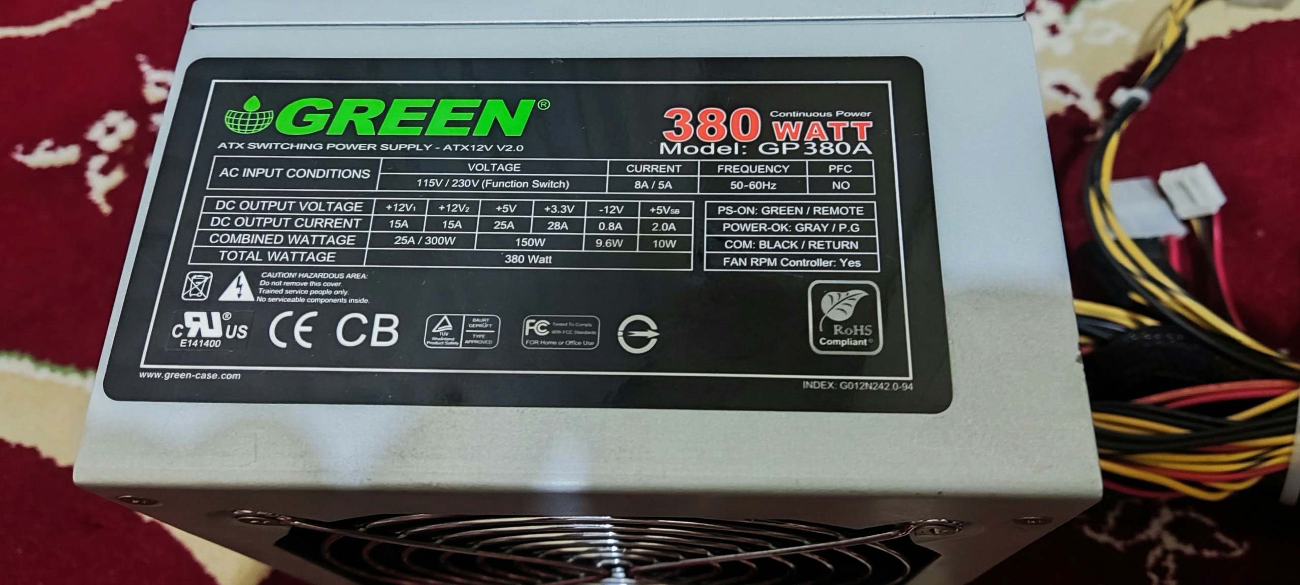 پاور گرین 380 وات