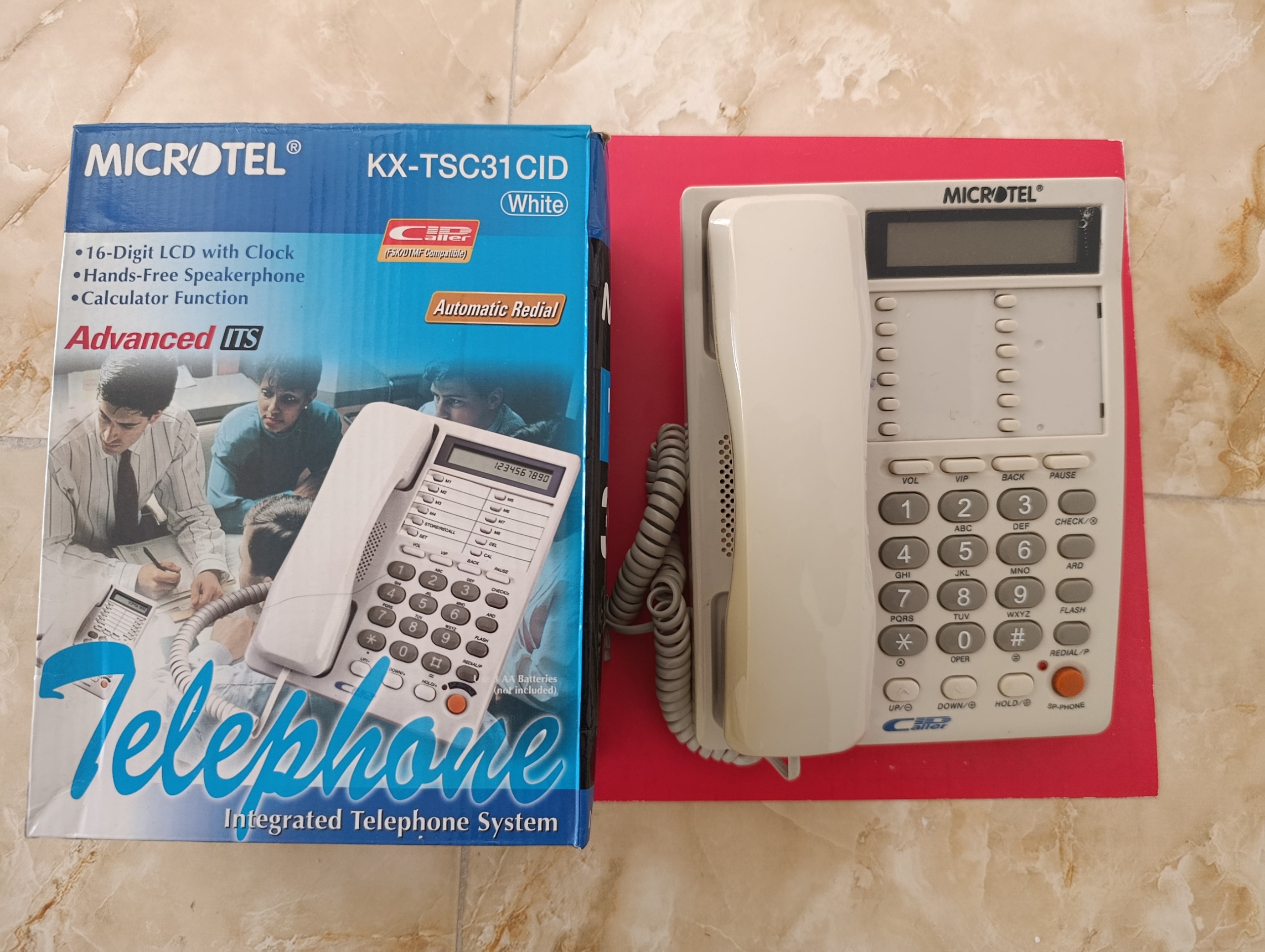 تلفن میکروتل مدل kx-tsc31 با اشکال جزیی