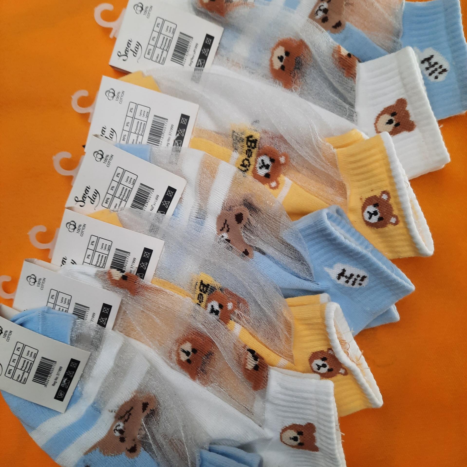 جوراب خرسی سایز 6>