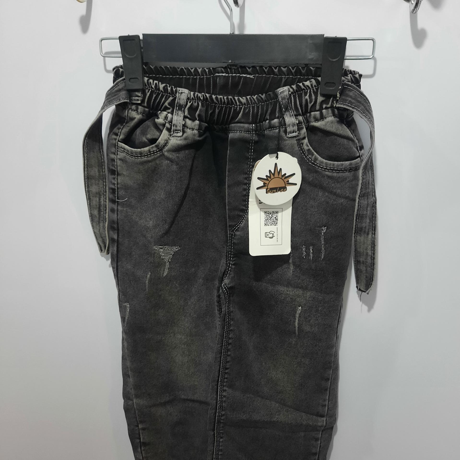 شلوار طرح لی دخترانه سایز 75