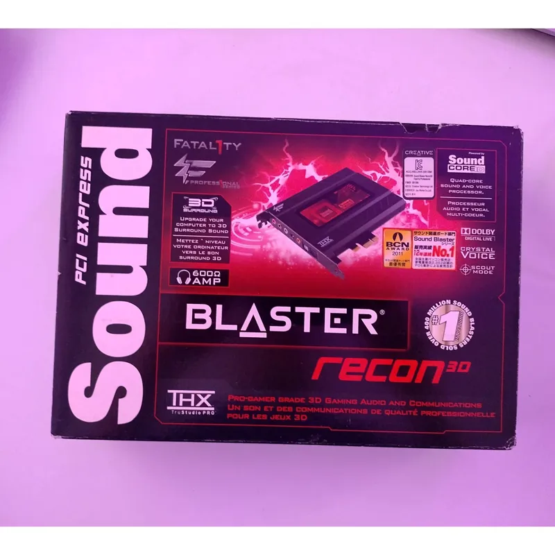 کارت صدا کریتیو Sound Blaster Recon3D Fatal1ty