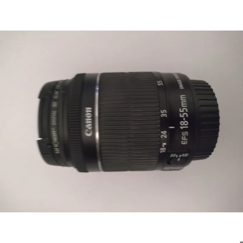 لنز دوربین کانن مدل EFS 18-55mm stm کد no box