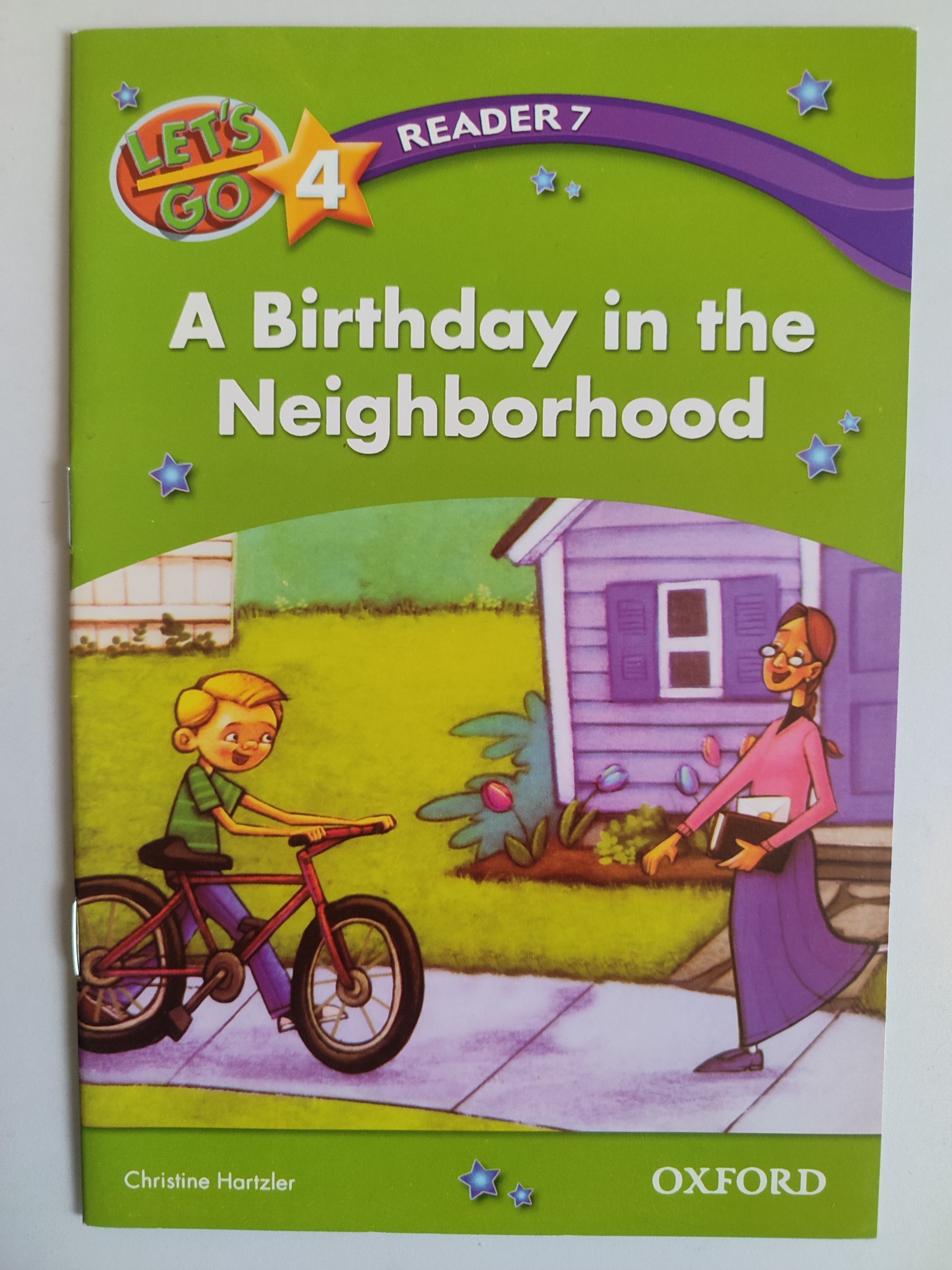 کتاب a birthday in the neighborhood Lets go 4