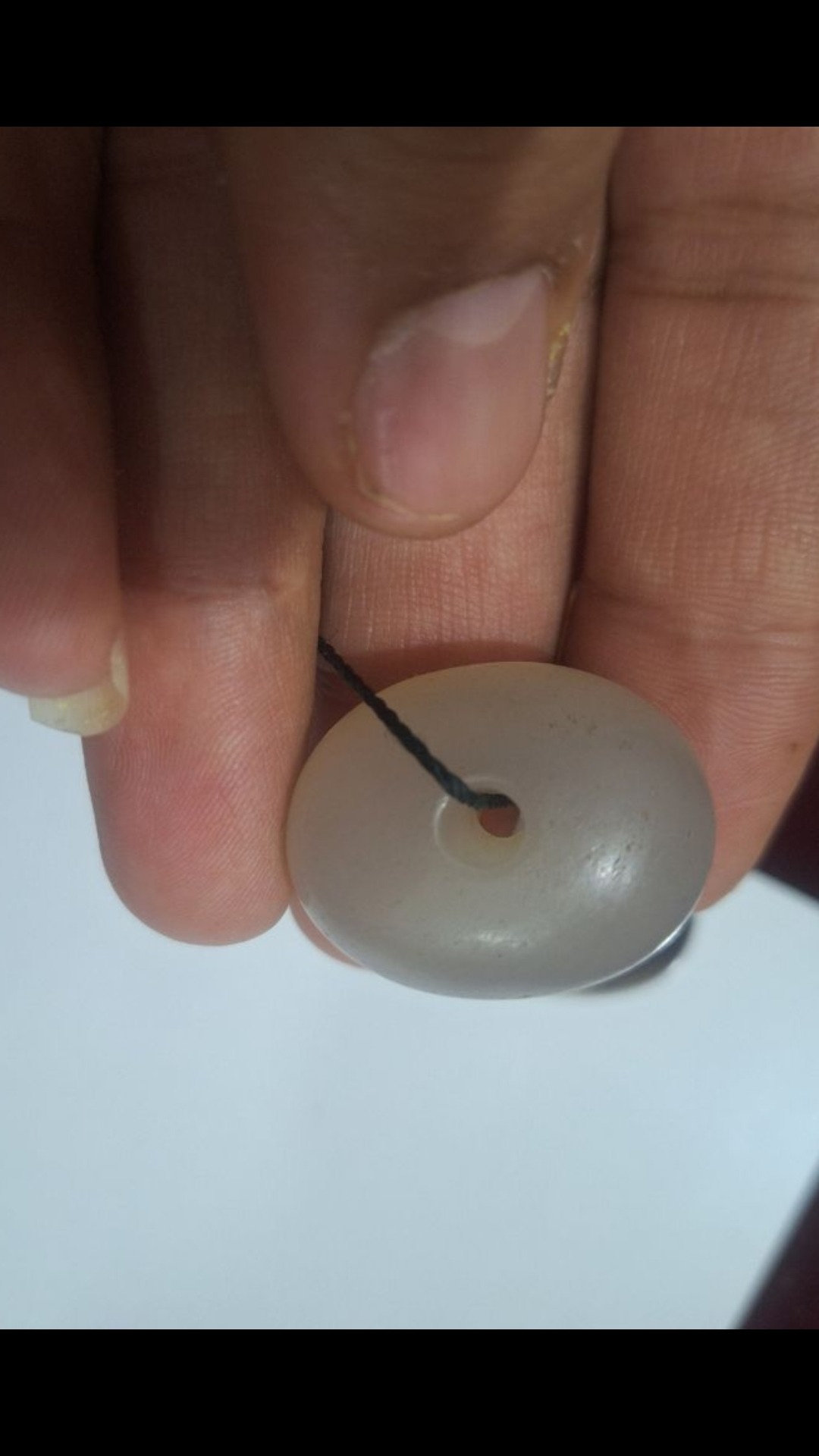 مهره عقیق کبود تراش بعضی خاص