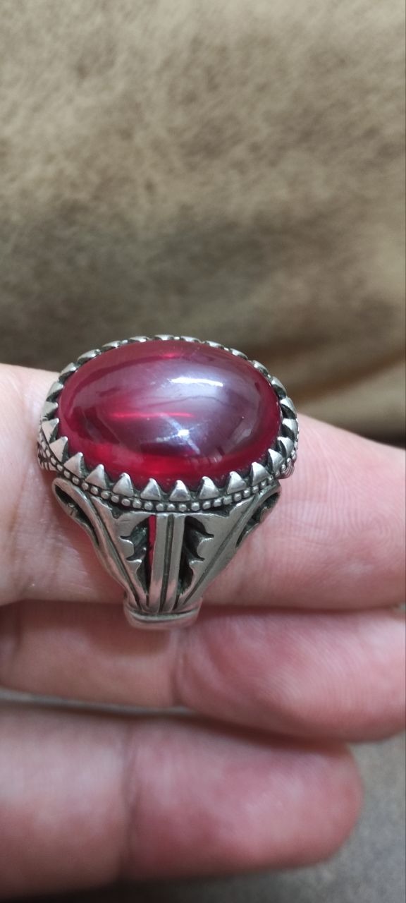 انگشتریاقوت شمش رکاب دست سنگین