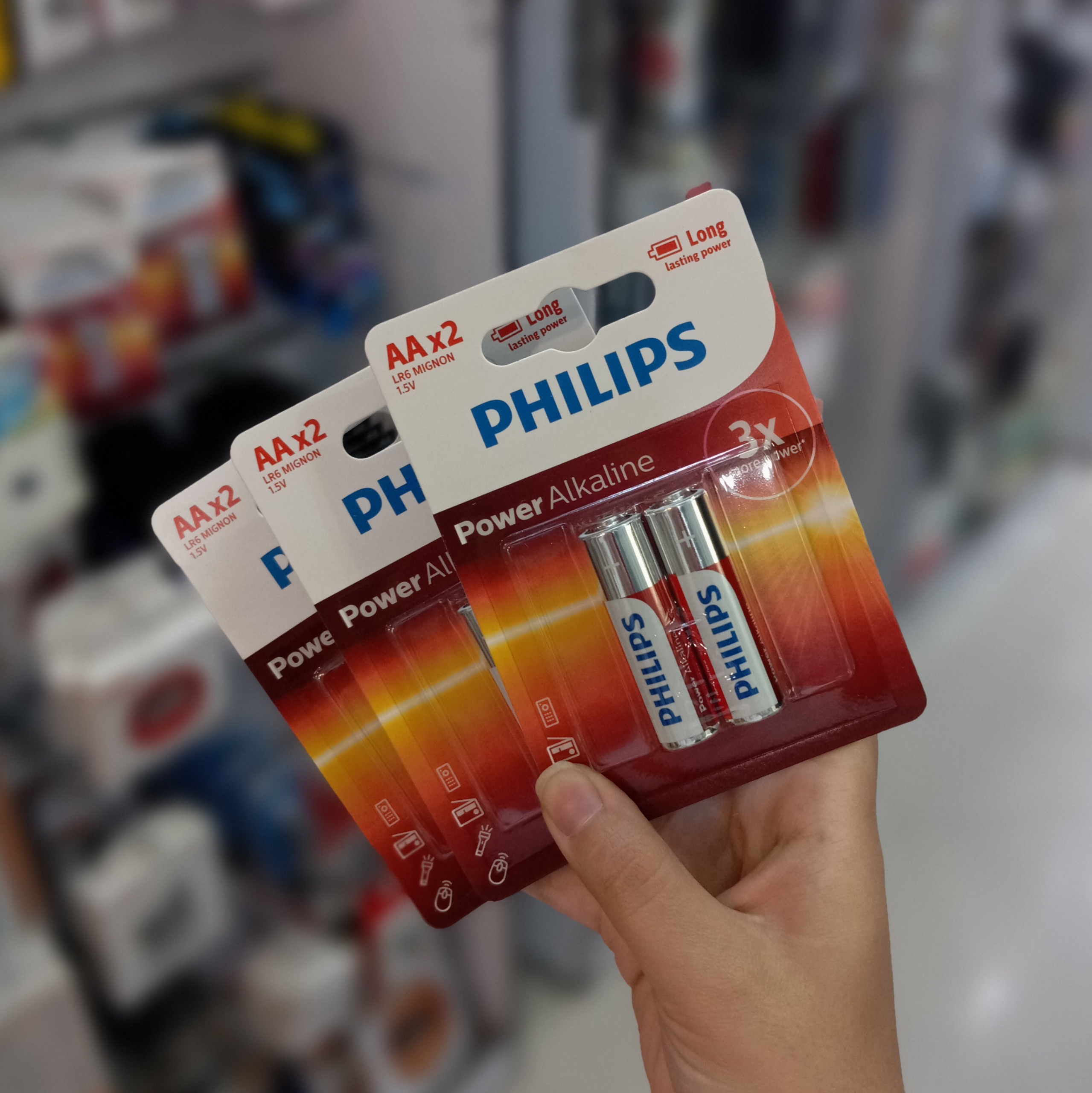 3عدد باتری قلم philips