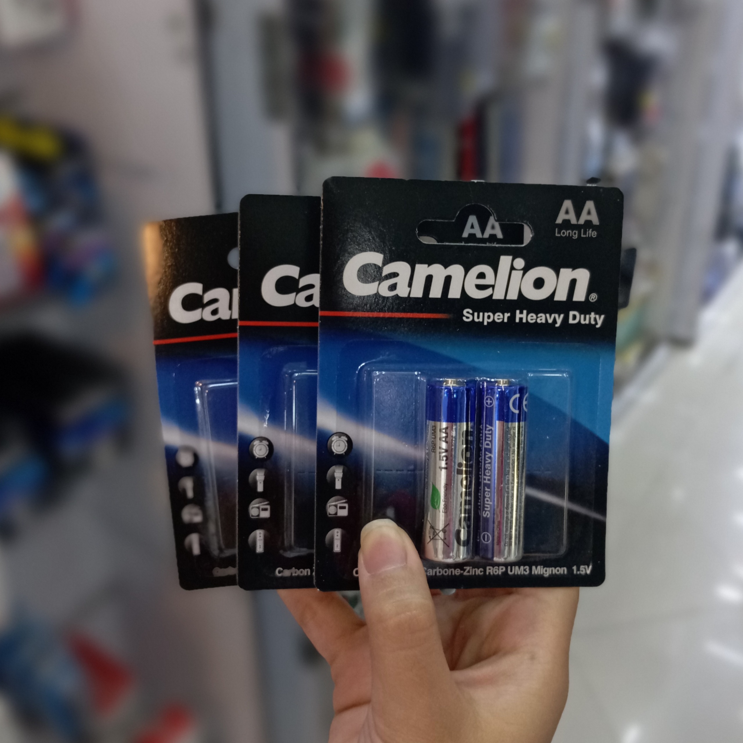 3عدد باتری قلم camelion