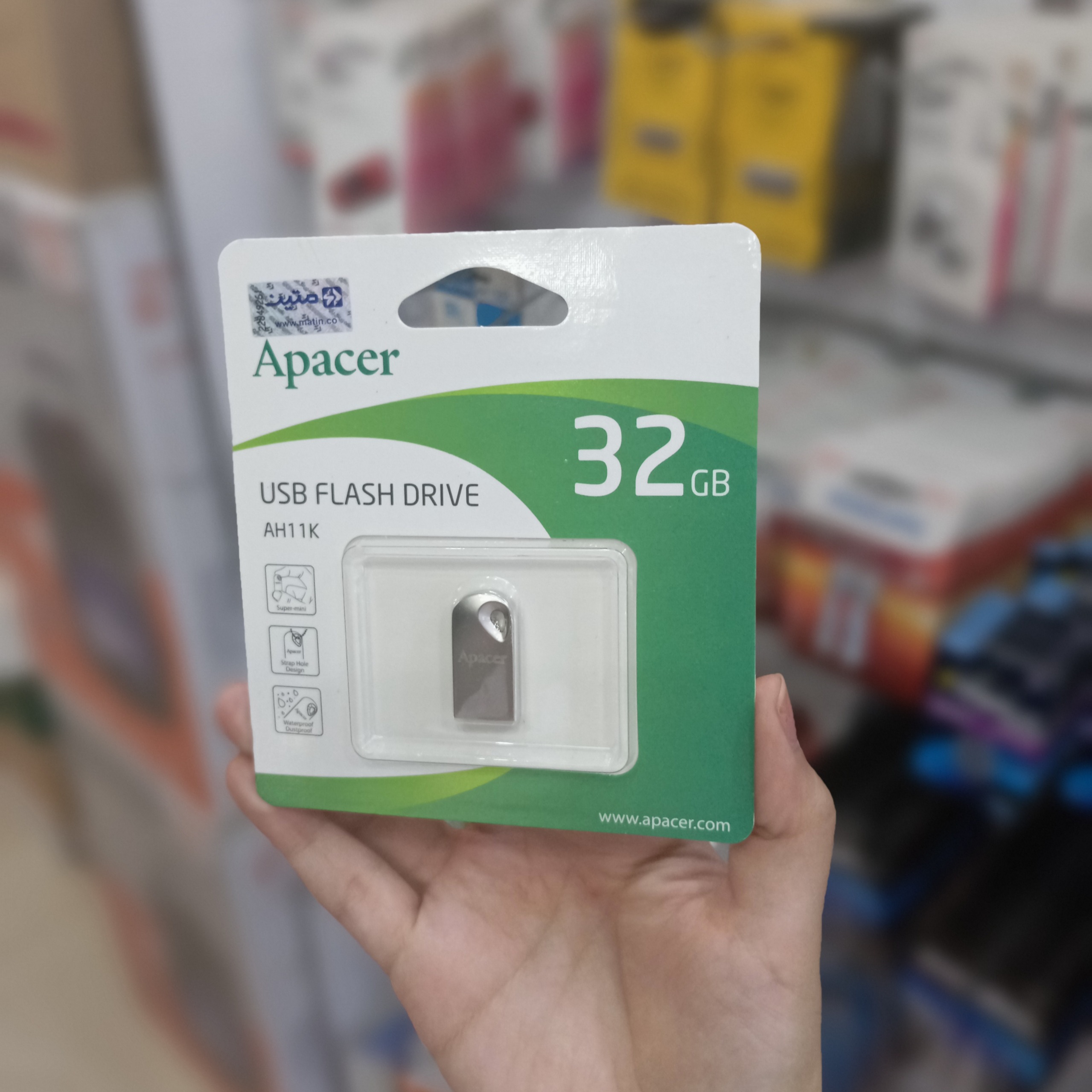 فلش 32گیگ apacer گارانتی متین